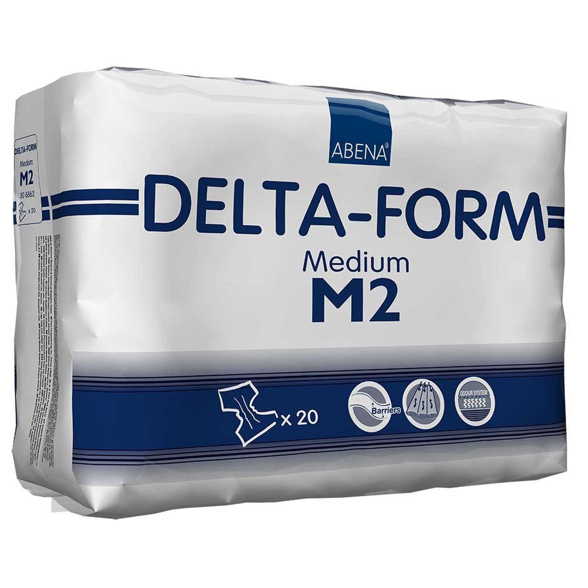 Incontinence Brief Abena® Delta-Form Adult Medium Unisex Disposable Moderate Absorbency - image 3