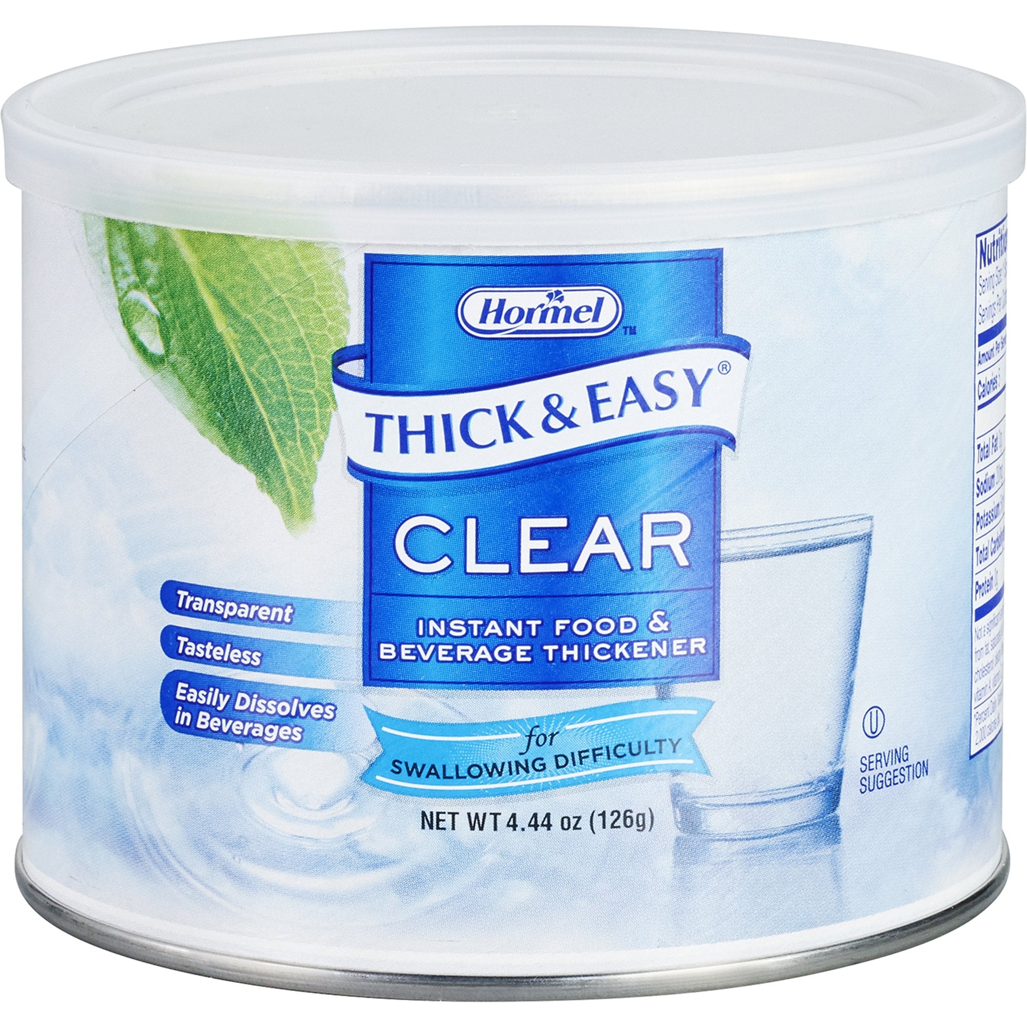 Thick & Easy® Clear Food and Beverage Thickener, 4.4-ounce canister