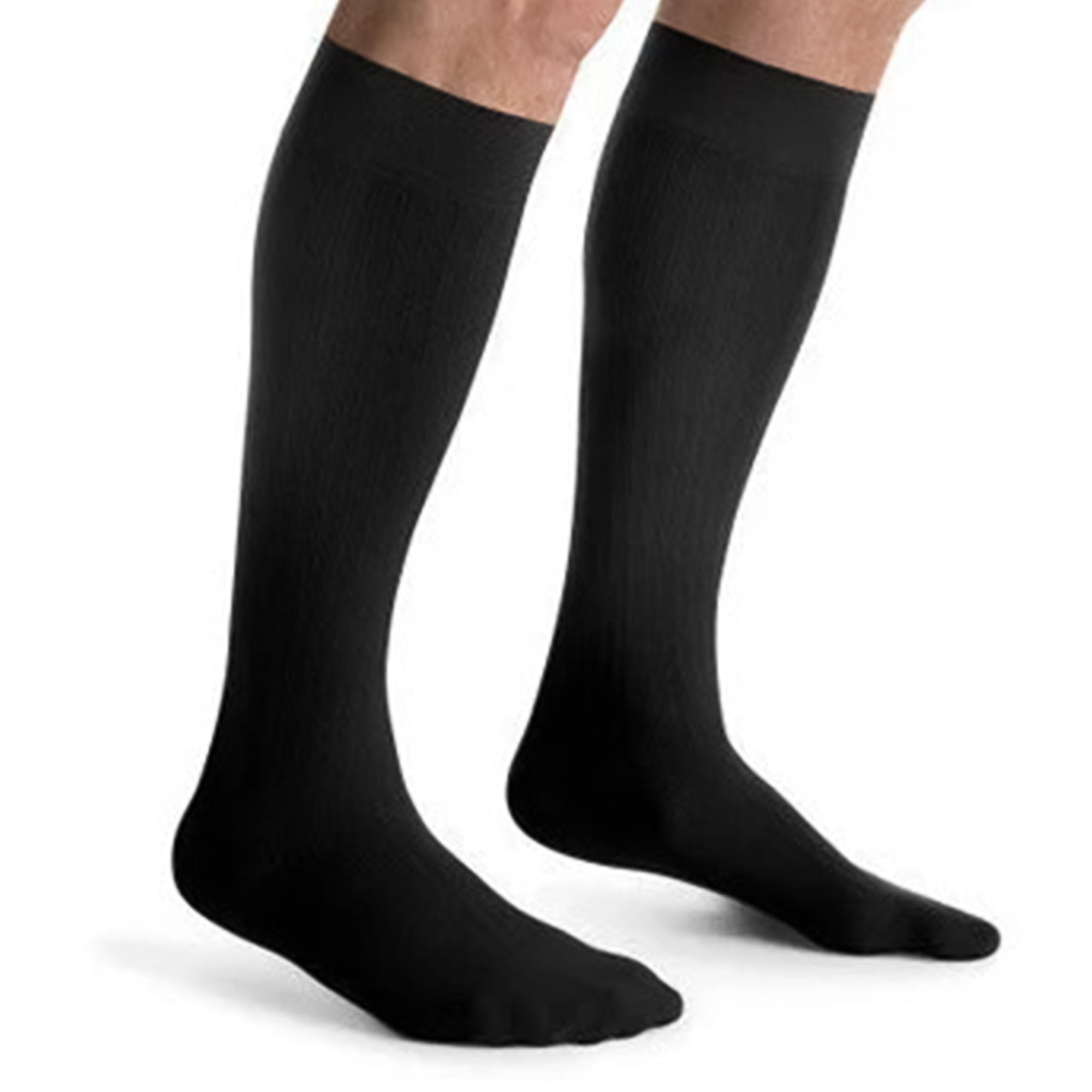 Compression Stocking JOBST® for Men Knee High Large Black Closed Toe - image 2