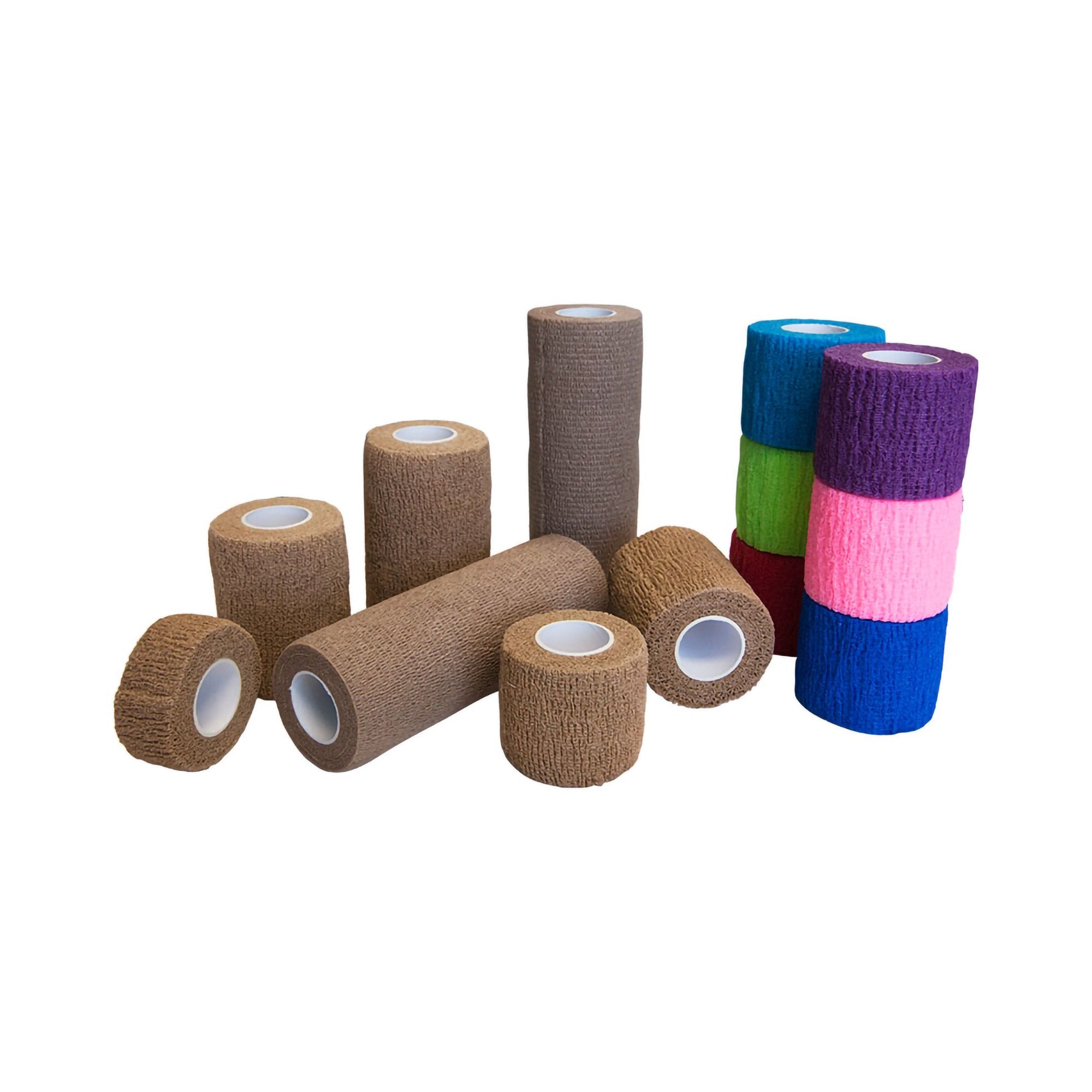 Cohesive Bandage Premier Pro™ 1 Inch X 5 Yard Self-Adherent Closure Blue NonSterile Standard Compression
