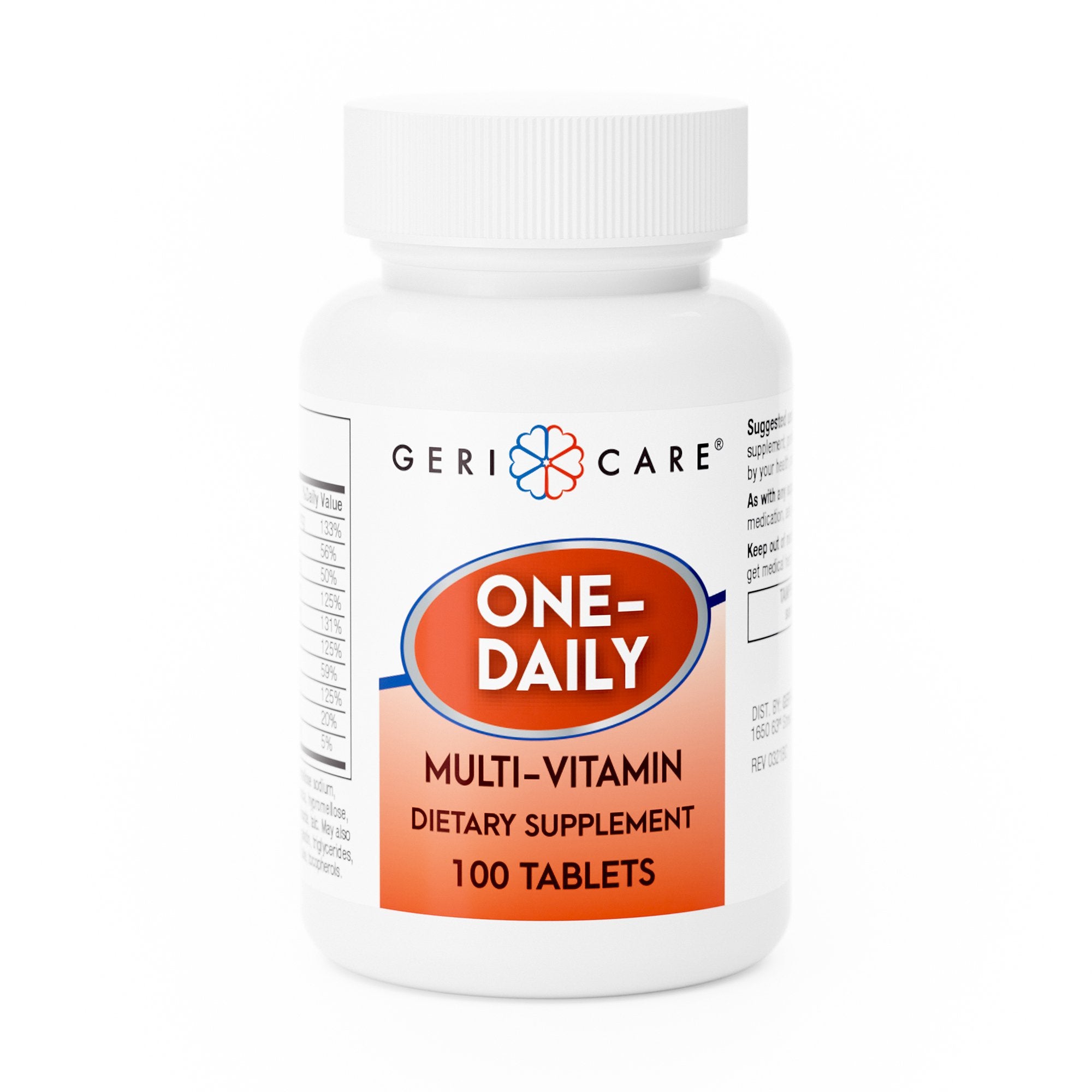 Multivitamin Supplement Geri-Care® Tablet 100 per Bottle