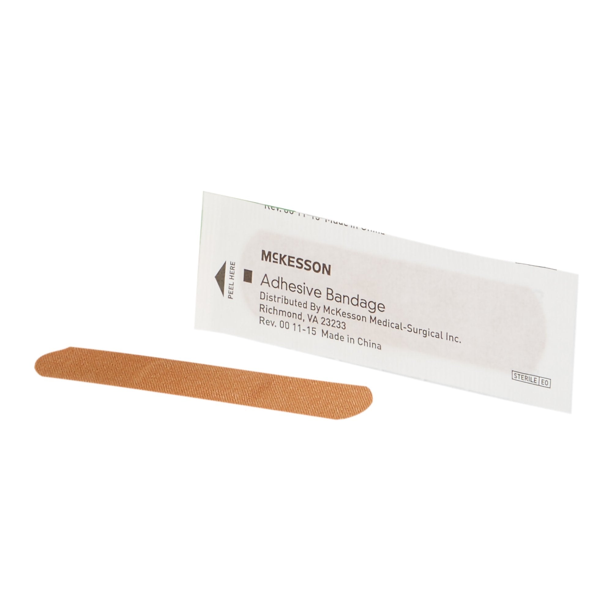 Adhesive Strip McKesson Fabric Tan 3/4 X 3 Inch Sterile - image 2