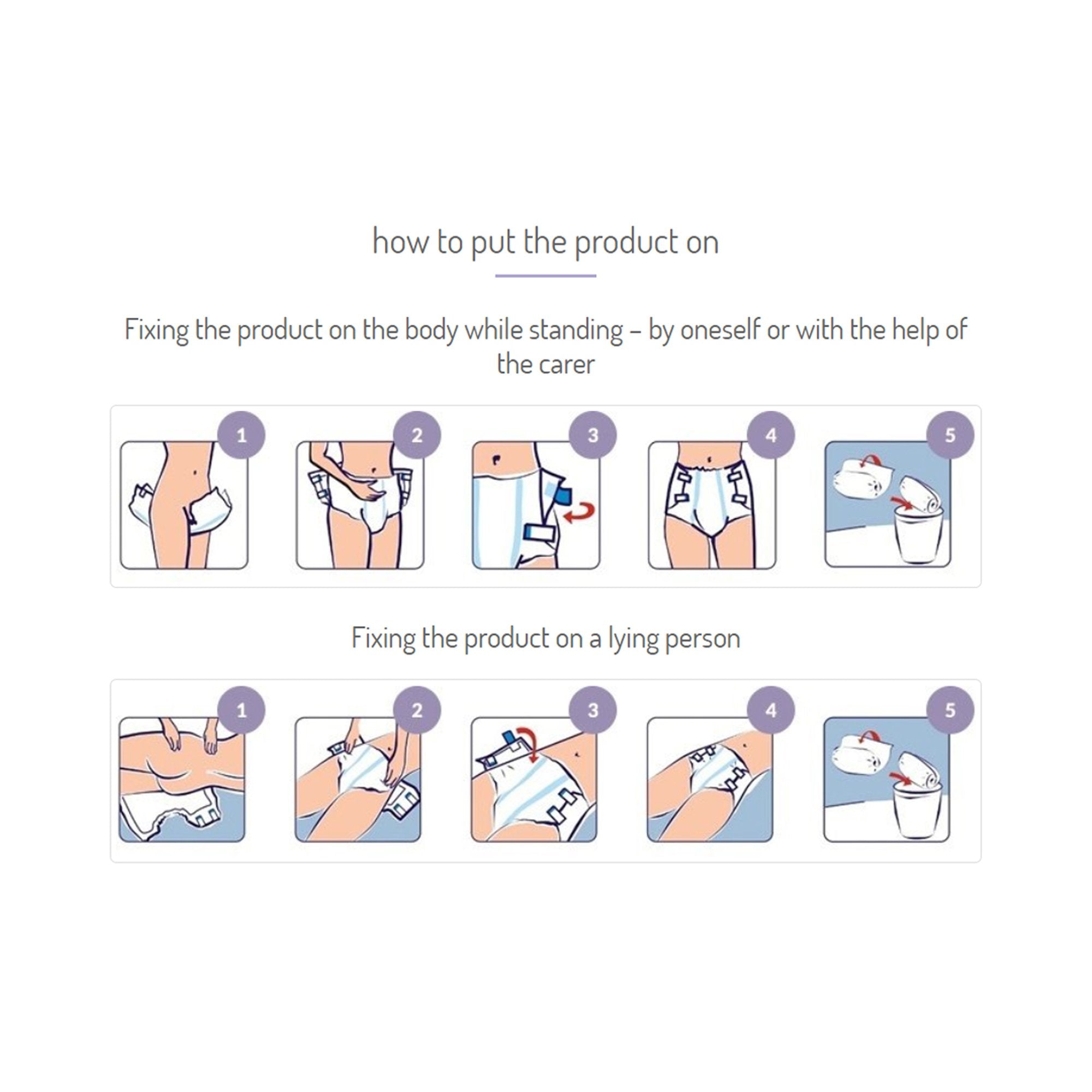 Incontinence Brief Seni® Super Plus Adult Regular Unisex Disposable Heavy Absorbency - image 6