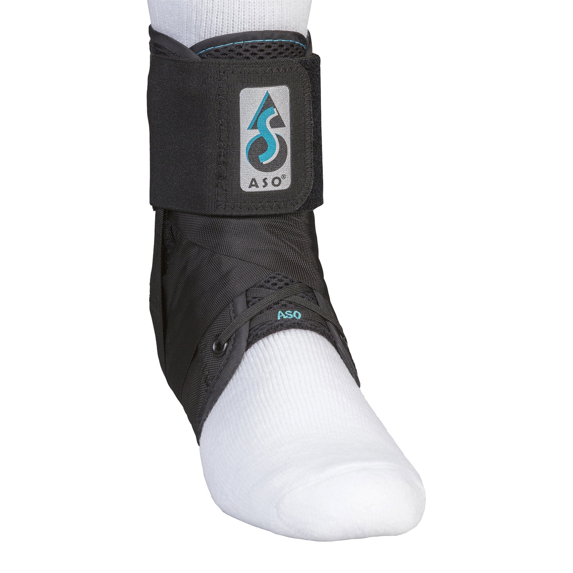 Ankle Support ASO® 2X-Small Hook and Loop Strap Closure / Lace-Up Foot