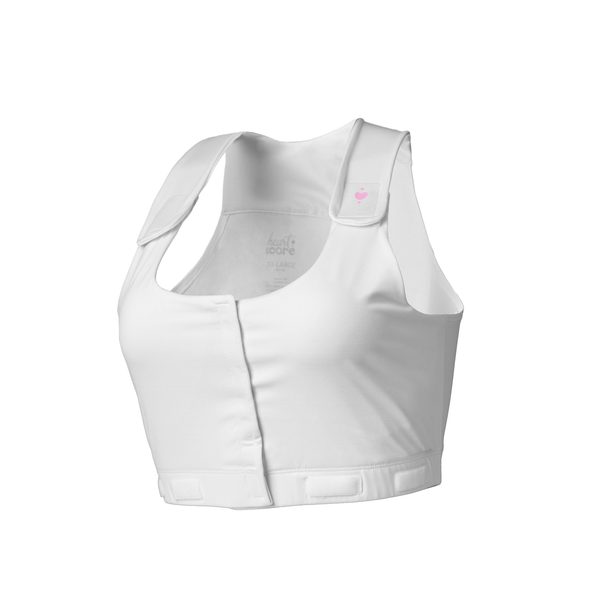 Larissa™ Post-Surgical Bra, White, X-Small