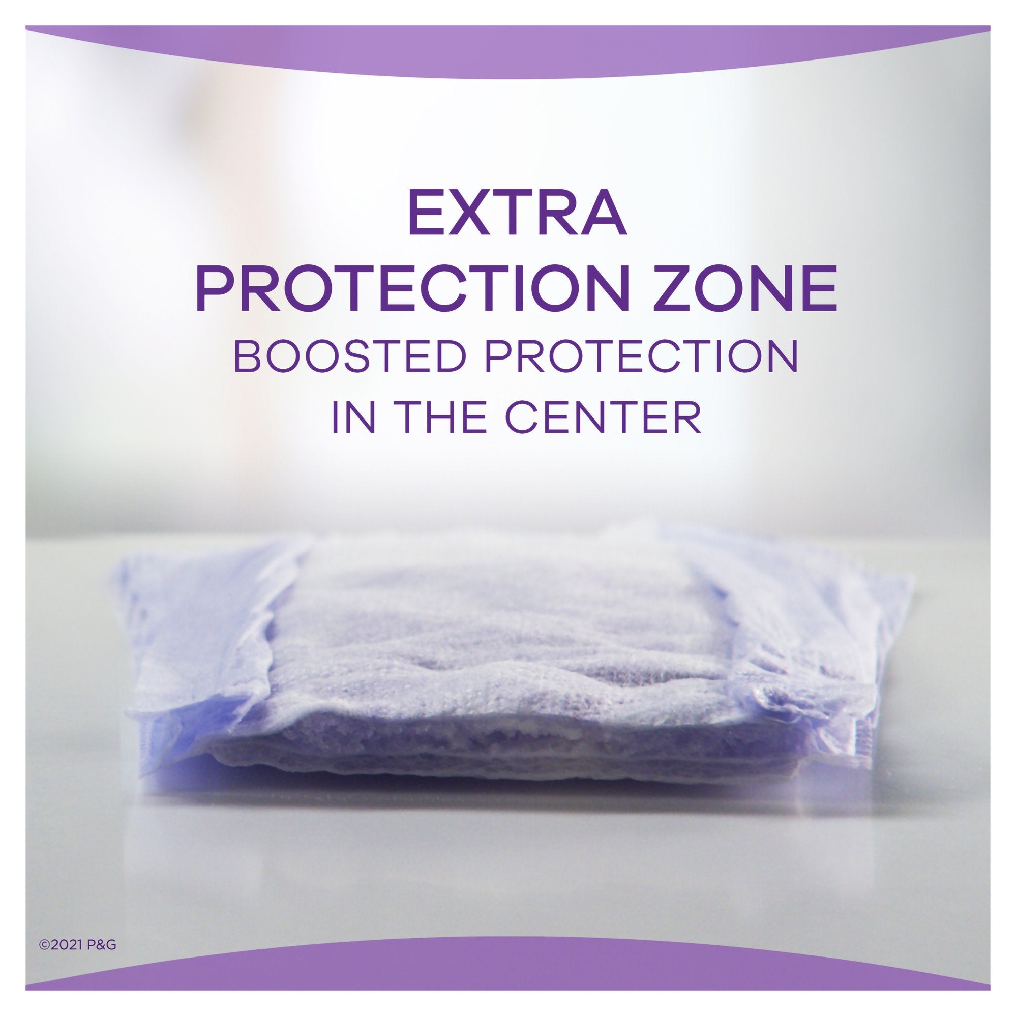 Bladder Control Pad Always® Discreet 12-1/2 Inch Length Moderate Absorbency RapidDry™ Core One Size Fits Most - image 7