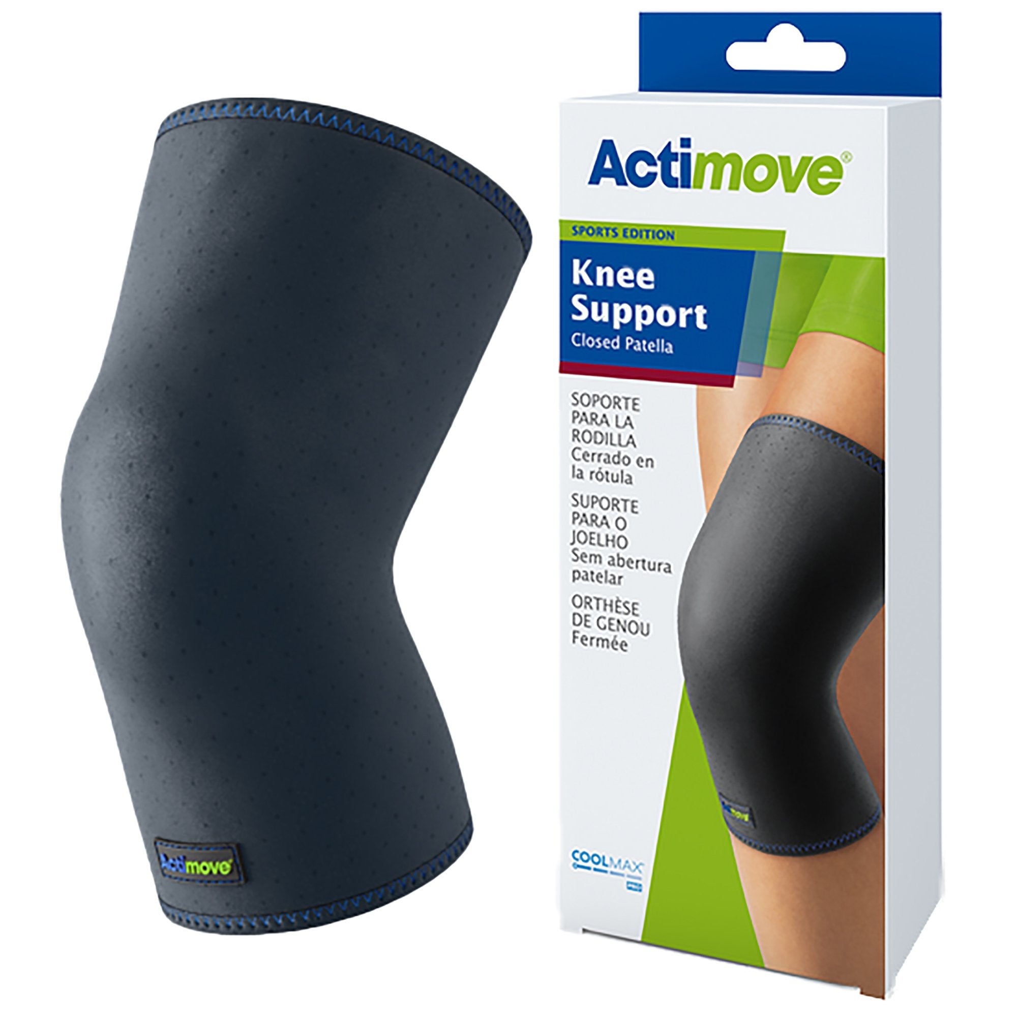 Knee Support Actimove® Sports Edition Medium Without Fastening 16 to 18 Inch Thigh Circumference Left or Right Knee