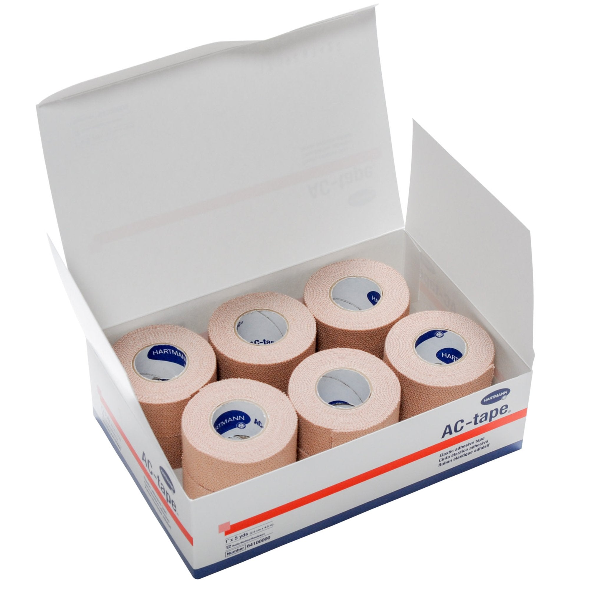 Athletic Tape AC-tape® Tan 1 Inch X 5 Yard Cotton NonSterile - image 2