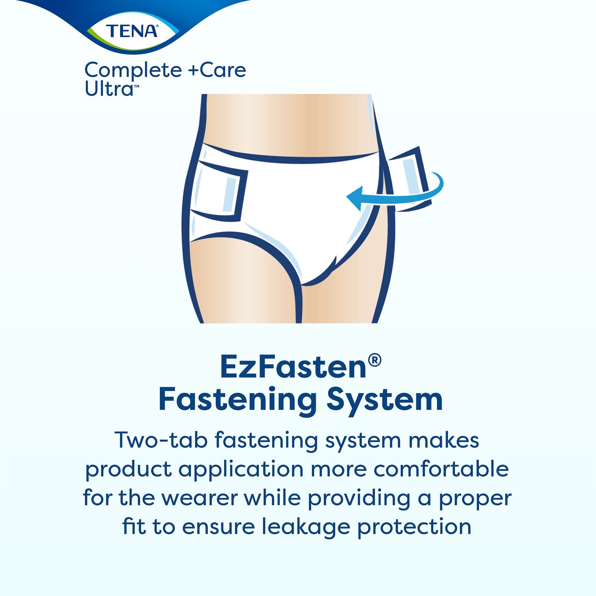 Incontinence Brief TENA Complete + Care Ultra™ Adult X-Large Unisex Disposable Moderate Absorbency - image 4