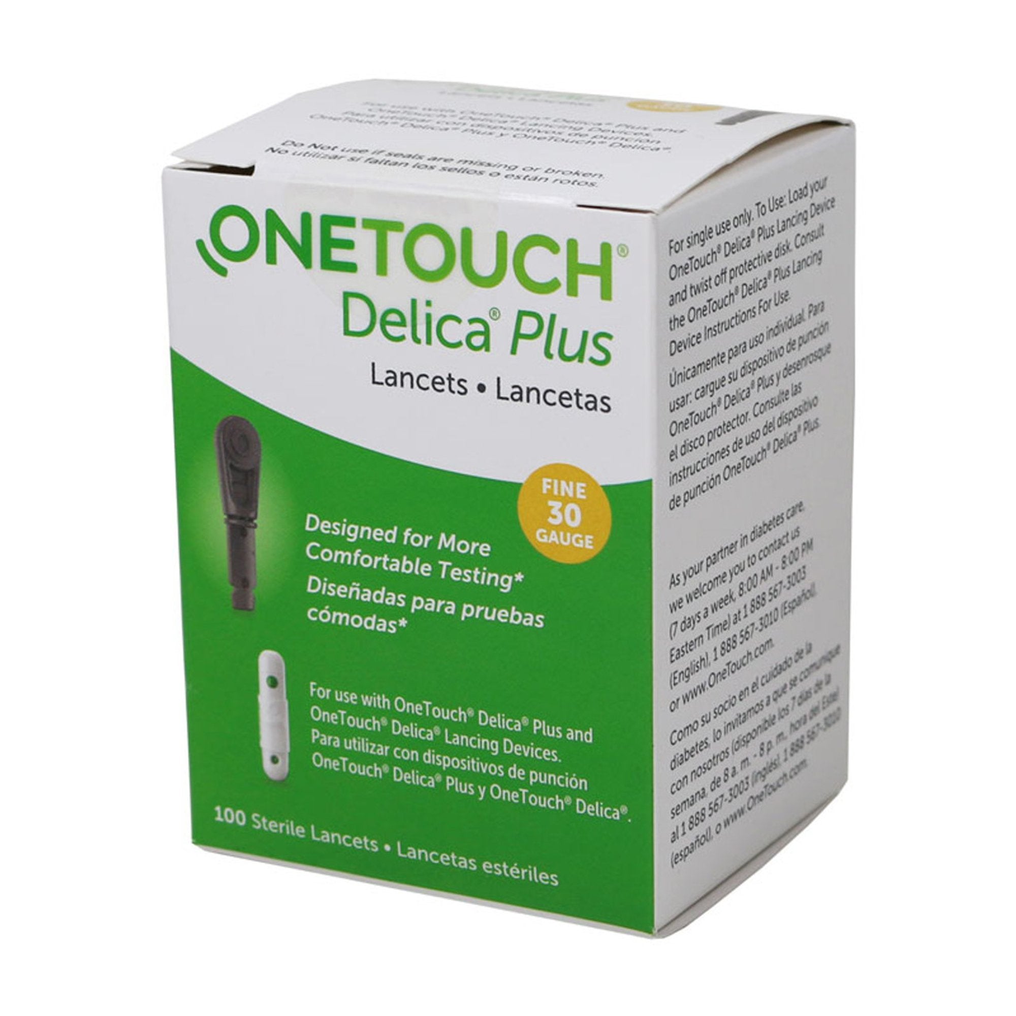 Lancet for Lancing Device OneTouch® 30 Gauge Non-Safety Twist Off Cap Finger - image 3