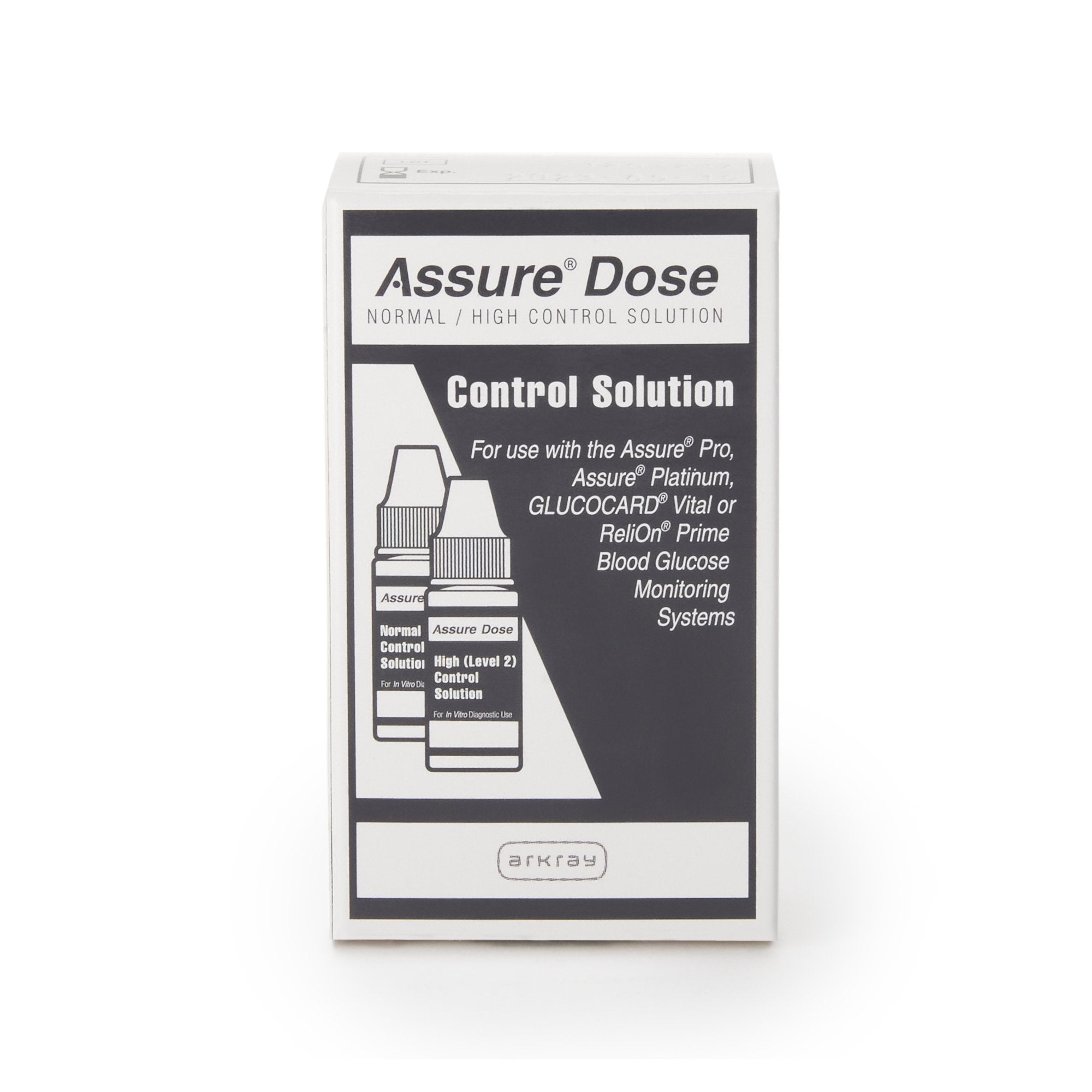 Blood Glucose Control Solution Assure® Dose 2 X 2.5 mL Level 1 & 2 - image 2