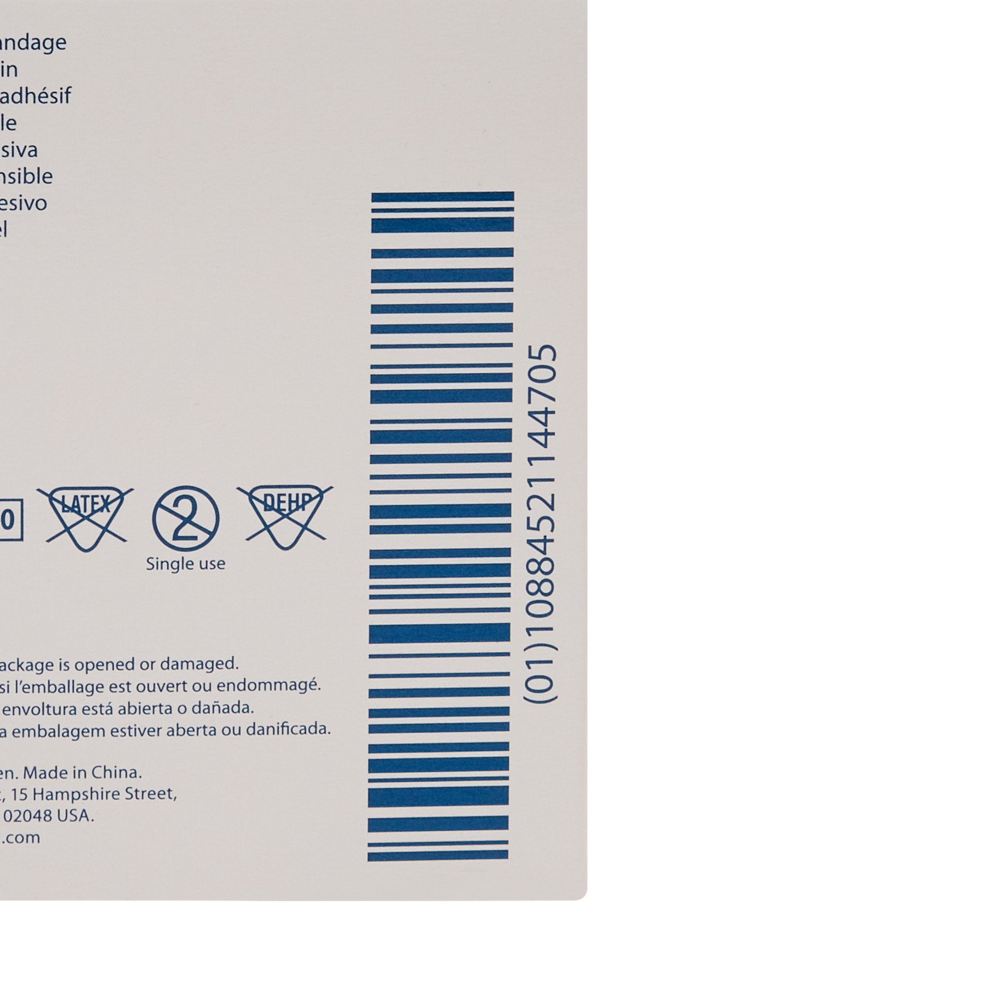 Adhesive Strip Curity™ Sensitive Skin Plastic Tan 1 X 3 Inch Sterile - image 3