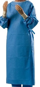 Cardinal Health Astound nonreinforced Surgical Gown With Towel, Blue, 2X-Large