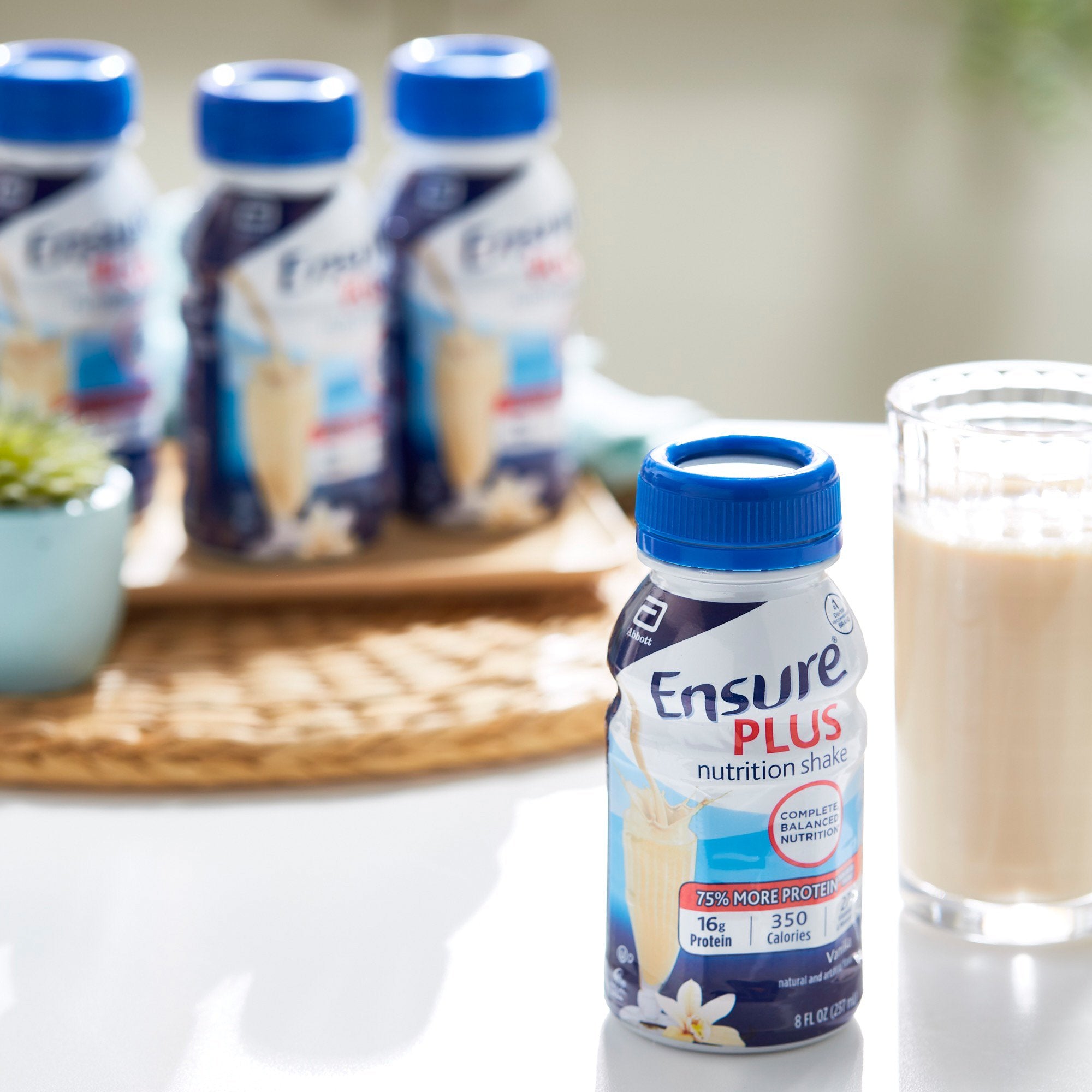 Oral Supplement Ensure® Plus Nutrition Shake Vanilla Flavor Liquid 8 oz. Bottle - image 7