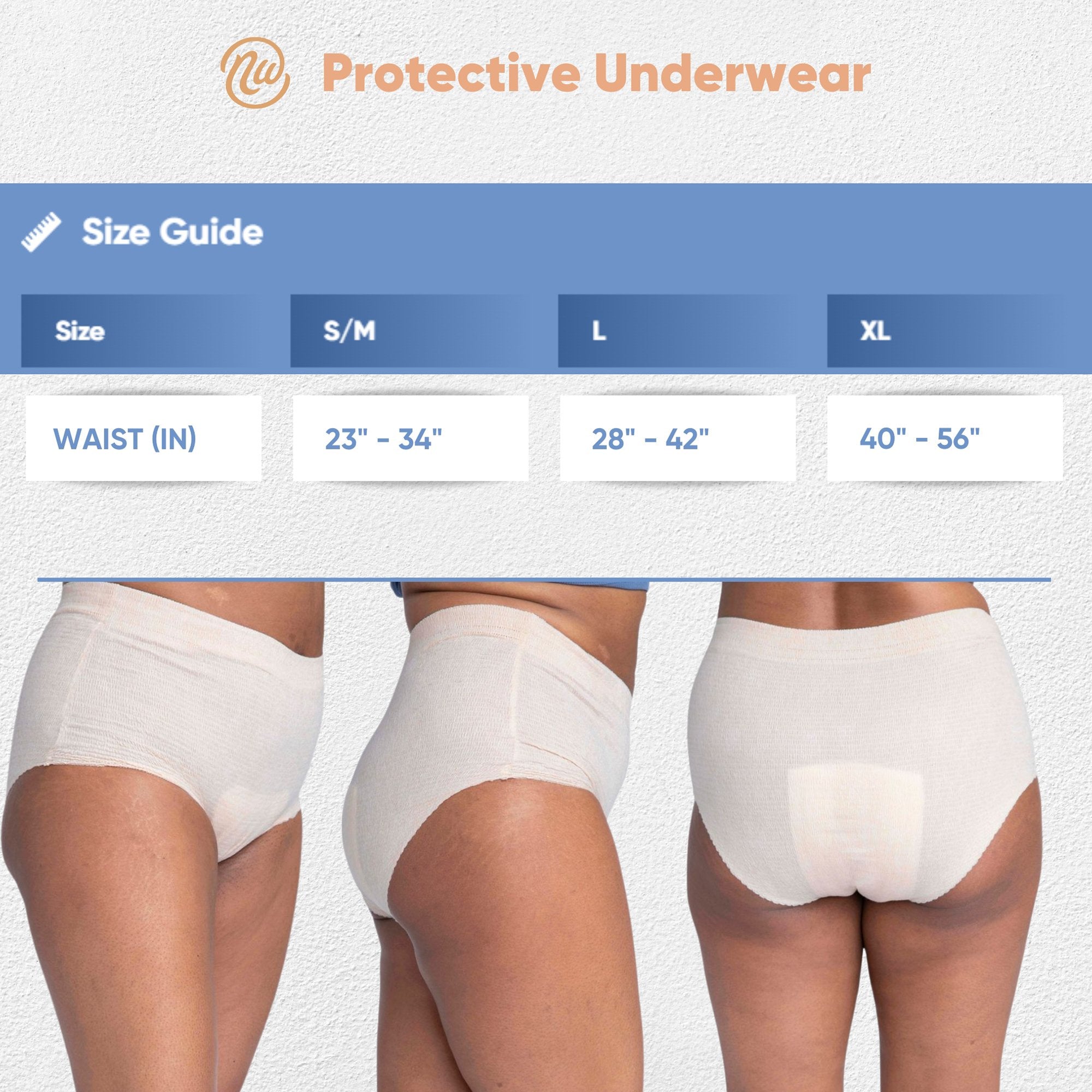Absorbent Underwear Nexwear Pull On Adult X-Large Female Disposable Moderate Absorbency - image 4