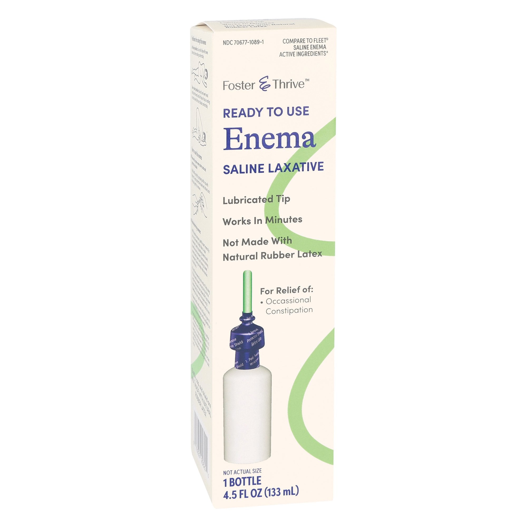 Foster & Thrive™ Ready to Use Enema Saline Laxative, 4.5 ounces