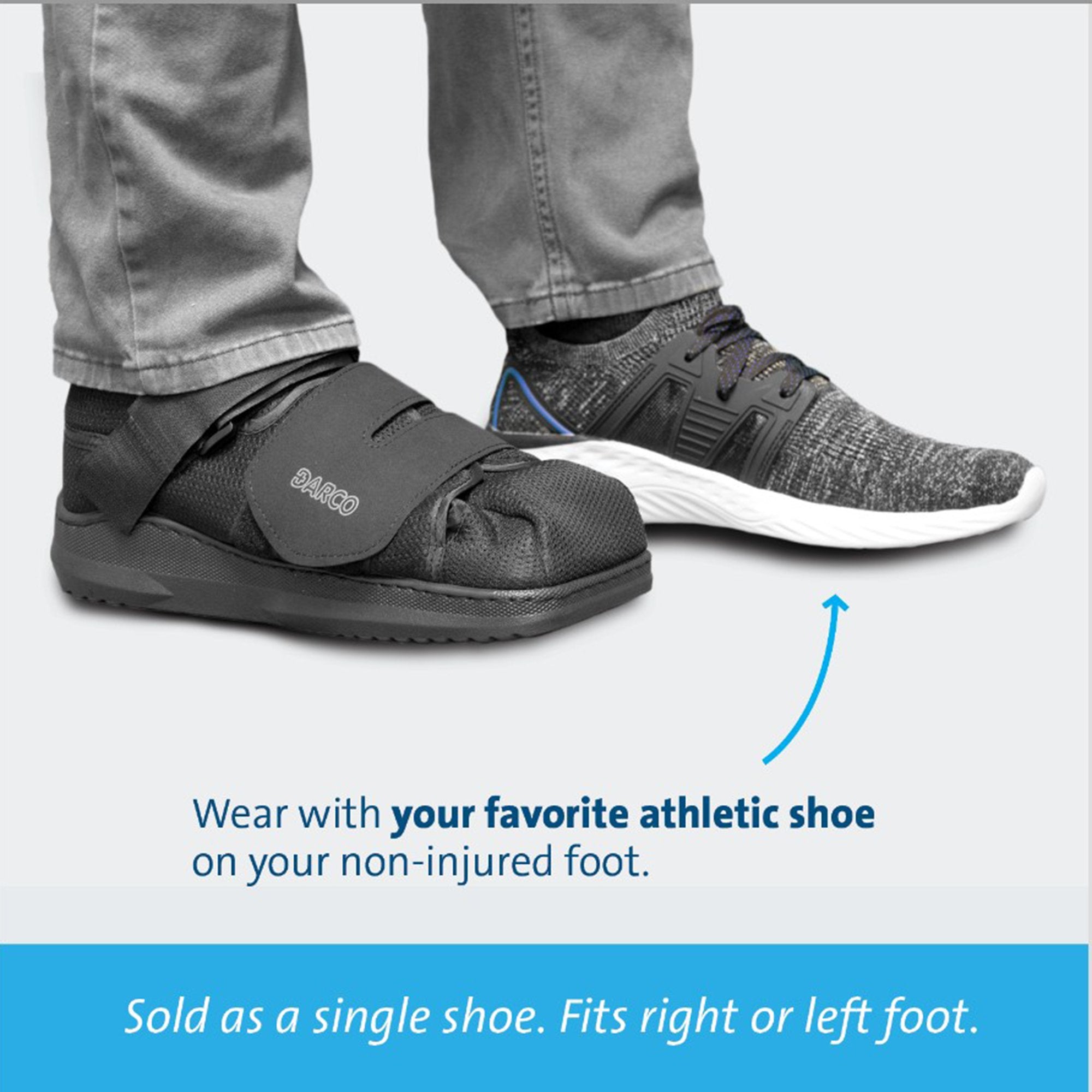 Post-Op Shoe APB™ X-Large Unisex Black - image 7