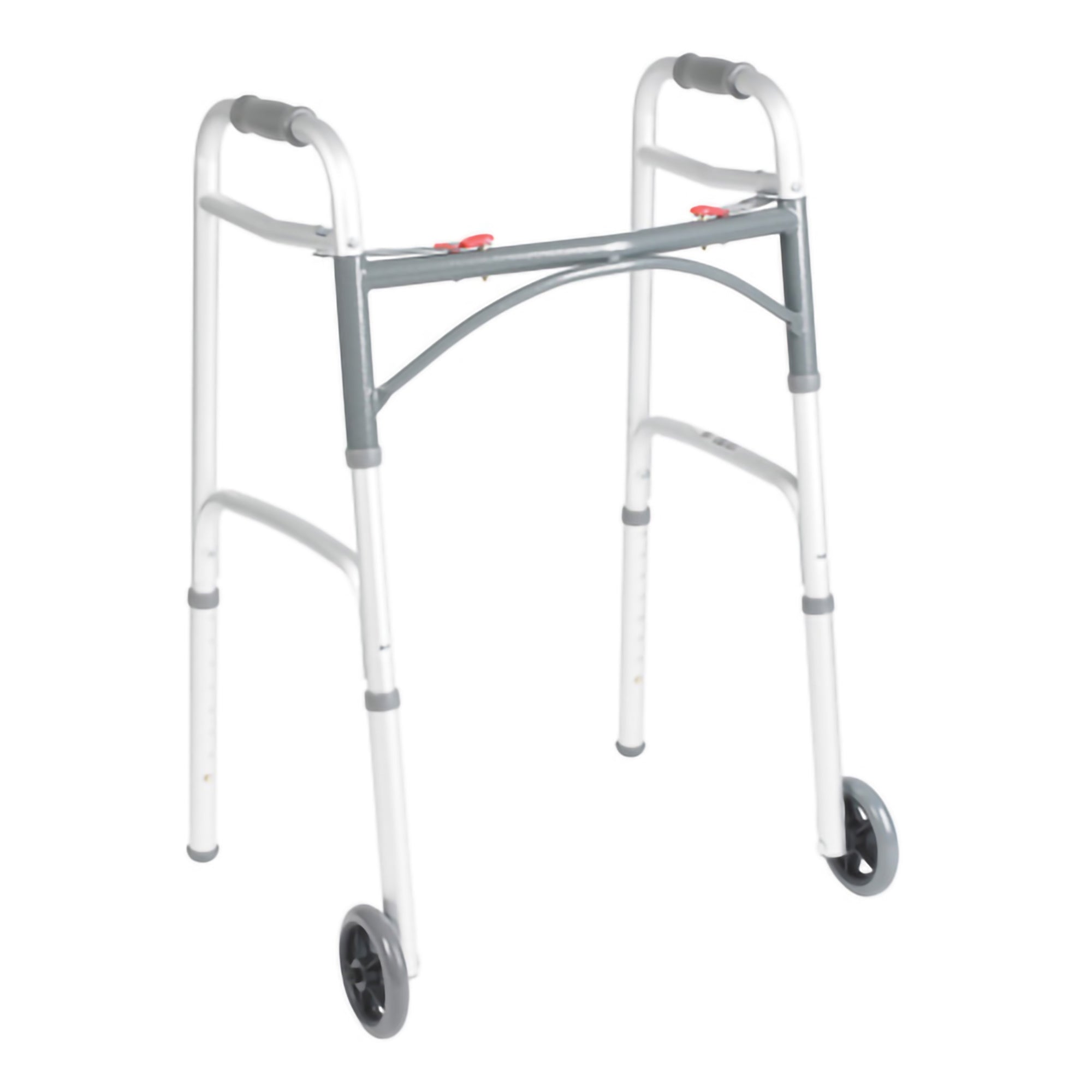 McKesson Junior Aluminum Folding Walker, 25 – 32¼ Inch Height
