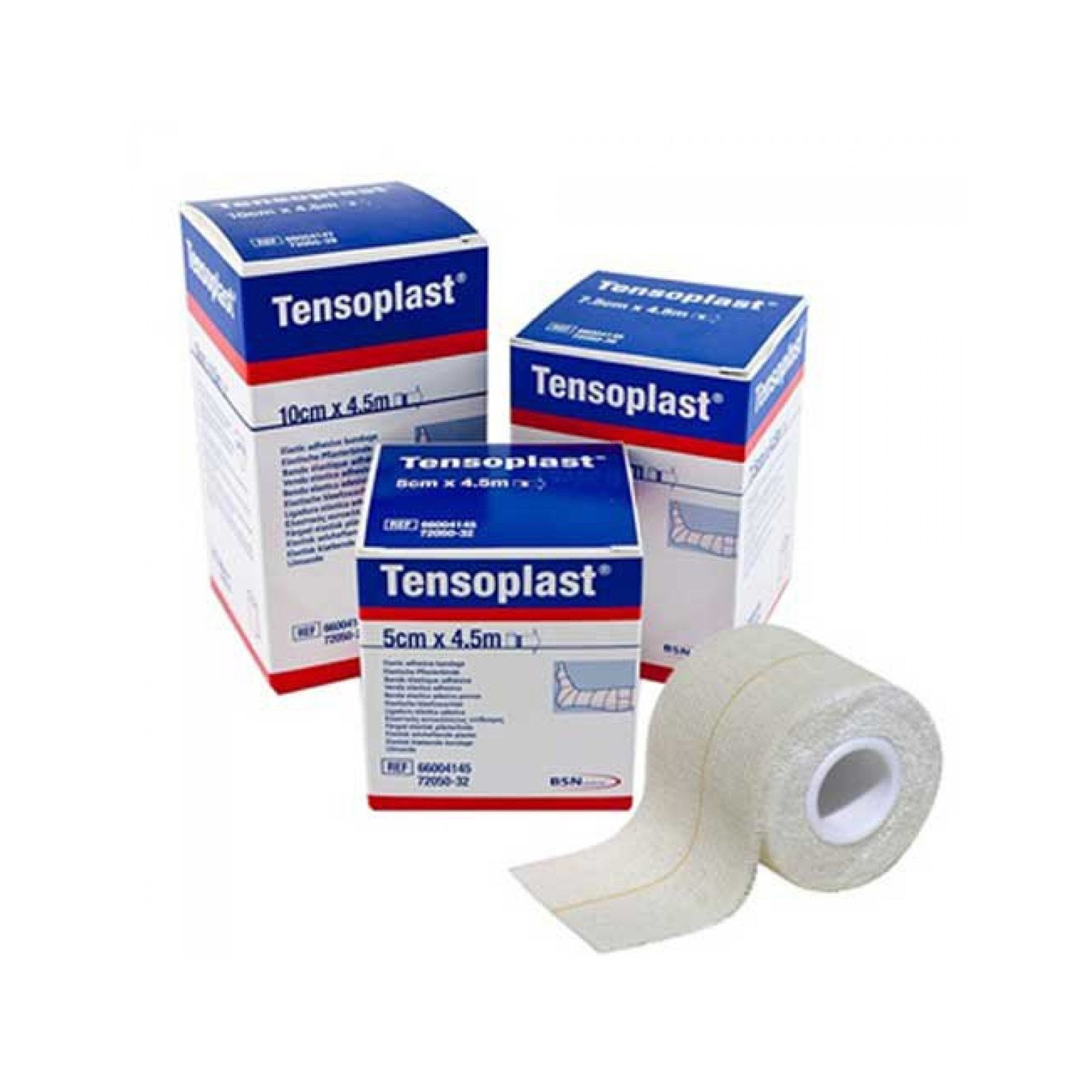 Elastic Adhesive Bandage Tensoplast® 1 Inch X 5 Yard No Closure White NonSterile Medium Compression - image 2