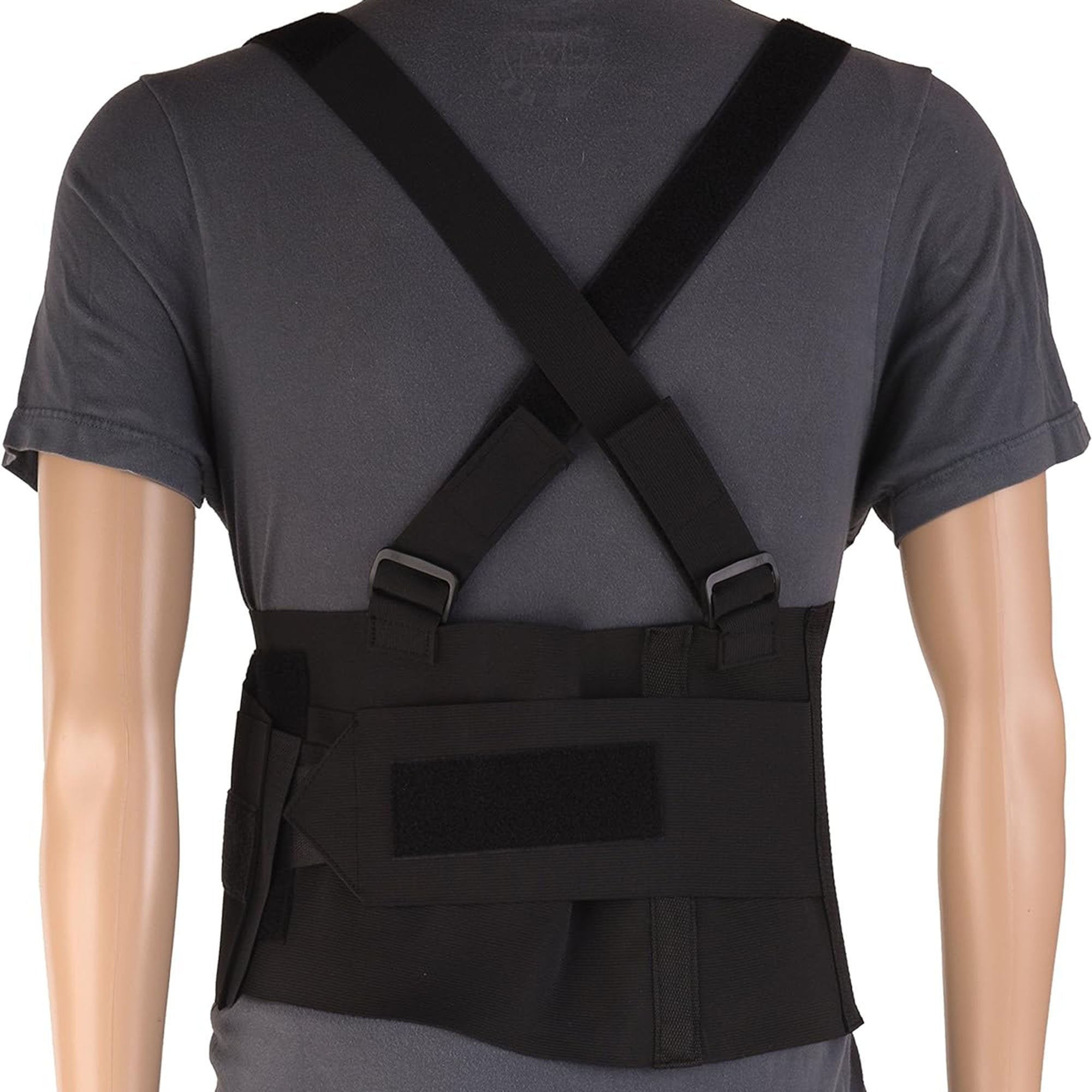 Occupational Back Support DMI® One Size Fits Most Hook and Loop Closure 28 to 40 Inch Waist Circumference 9 Inch Height Adult - image 3