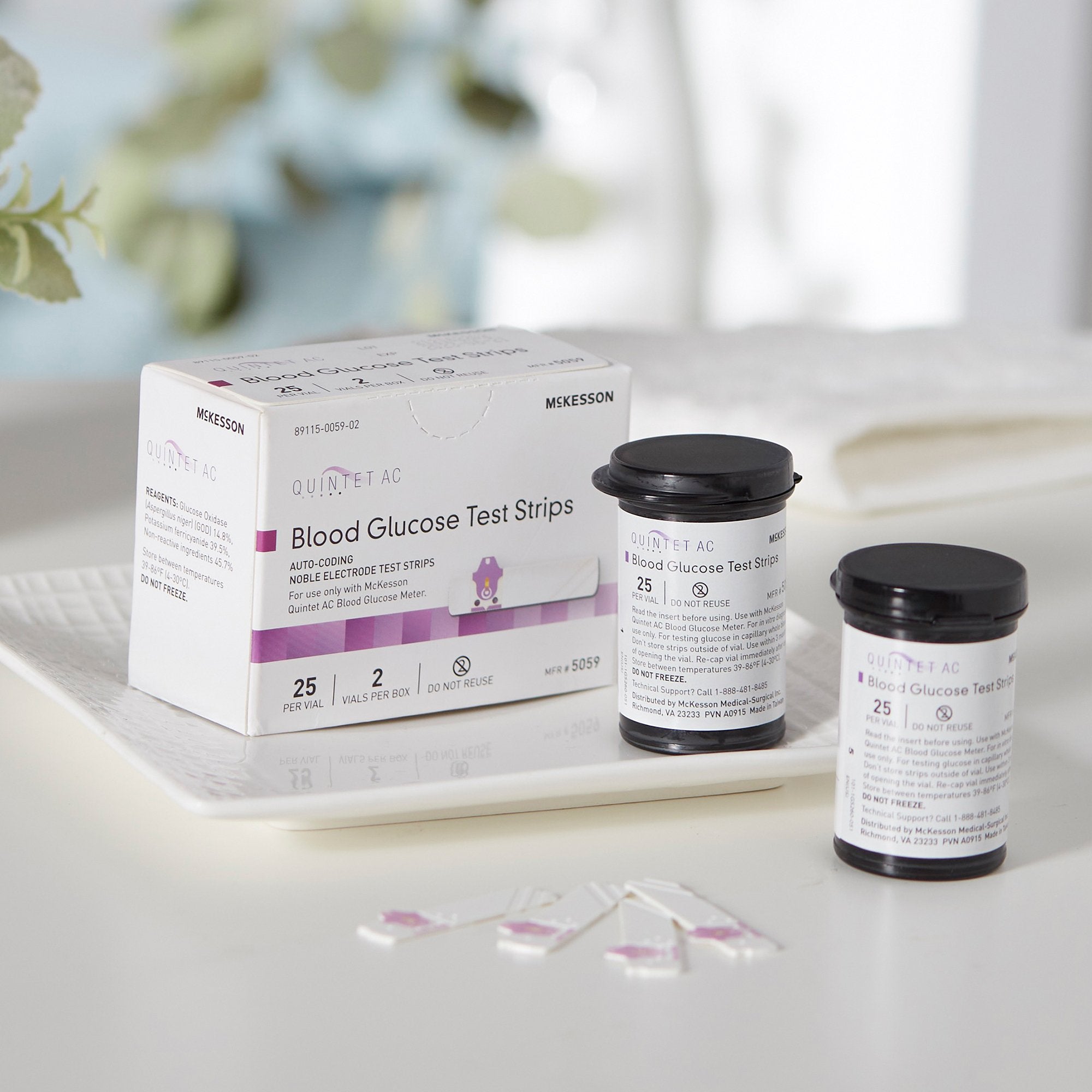 Blood Glucose Test Strips Quintet AC® 50 Strips per Pack For Quintet AC® Blood Glucose Monitor - image 6