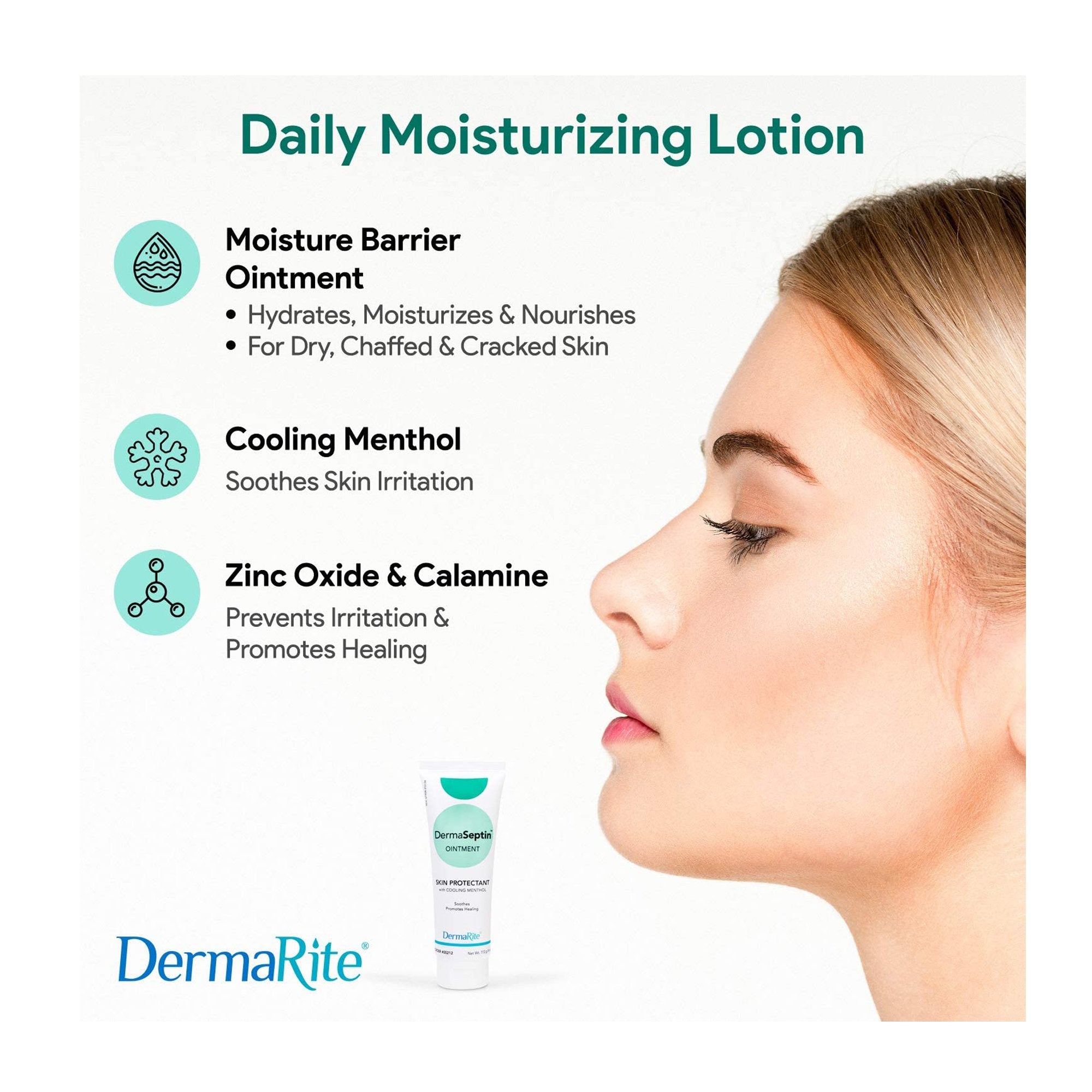 Skin Protectant DermaSeptin® 4 oz. Tube Unscented Ointment - image 4