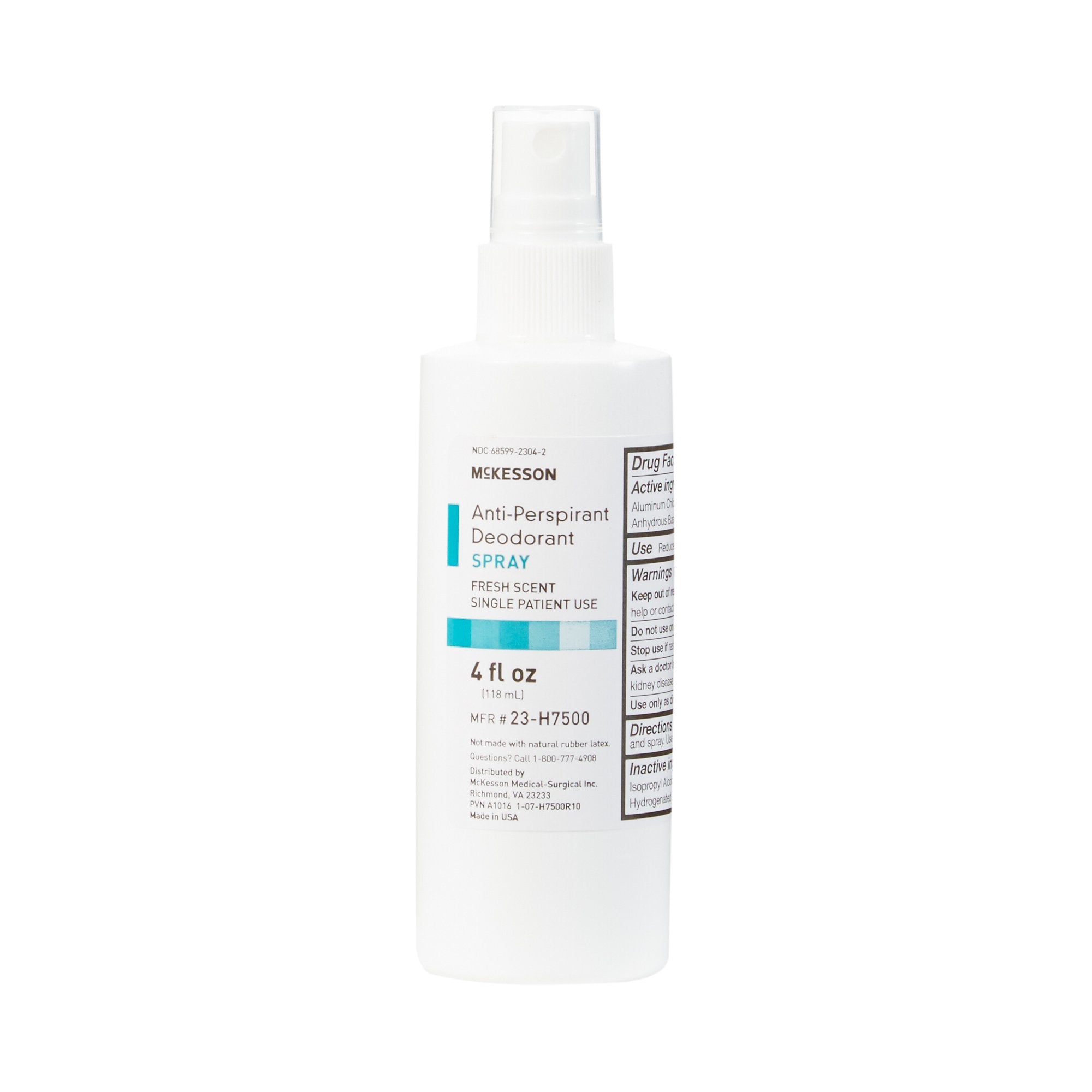 Antiperspirant / Deodorant McKesson Pump Spray 4 oz. Fresh Scent