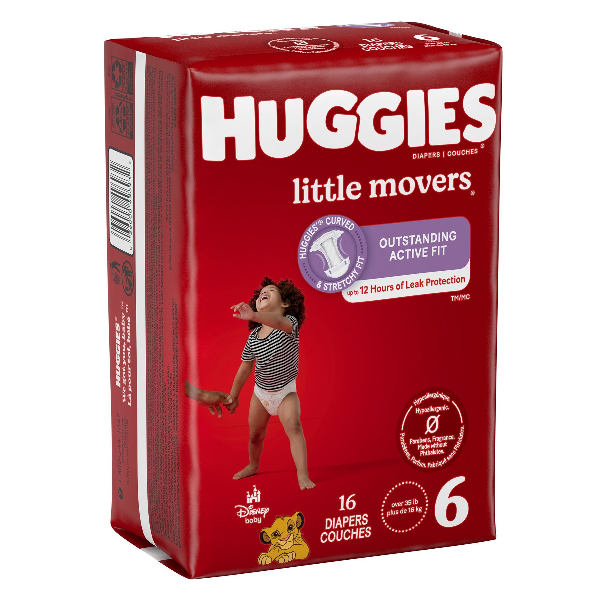 Huggies® Little Movers® Diaper, Size 6