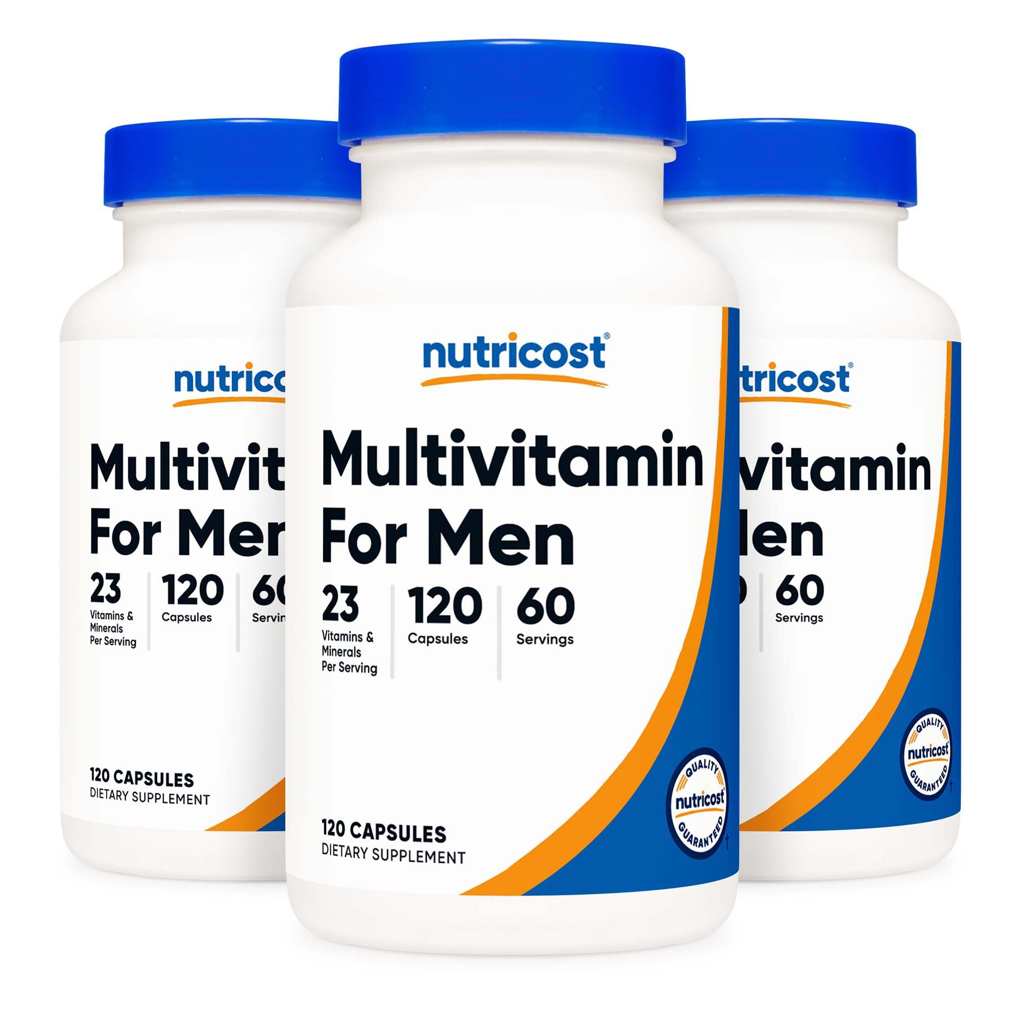 Dietary Supplement nutricost® Multivitamin For Men Vitamin A / C / D / E / K 1,800 mcg - 125 mg - 75 mcg - 20 mg - 80 mcg Strength Capsule 120 Per Bottle - image 4
