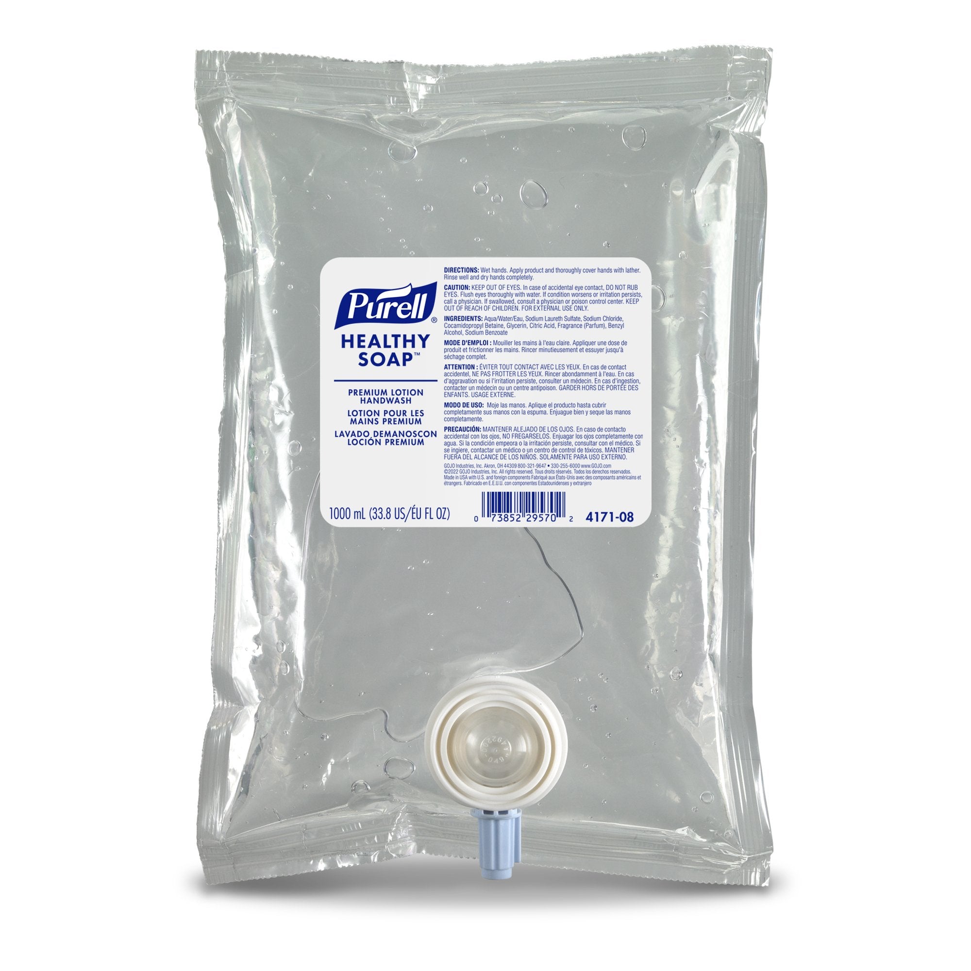 Purell® Healthy Soap™ Dispenser Refill Bag for use w/ CS2 Healthy Soap Dispenser