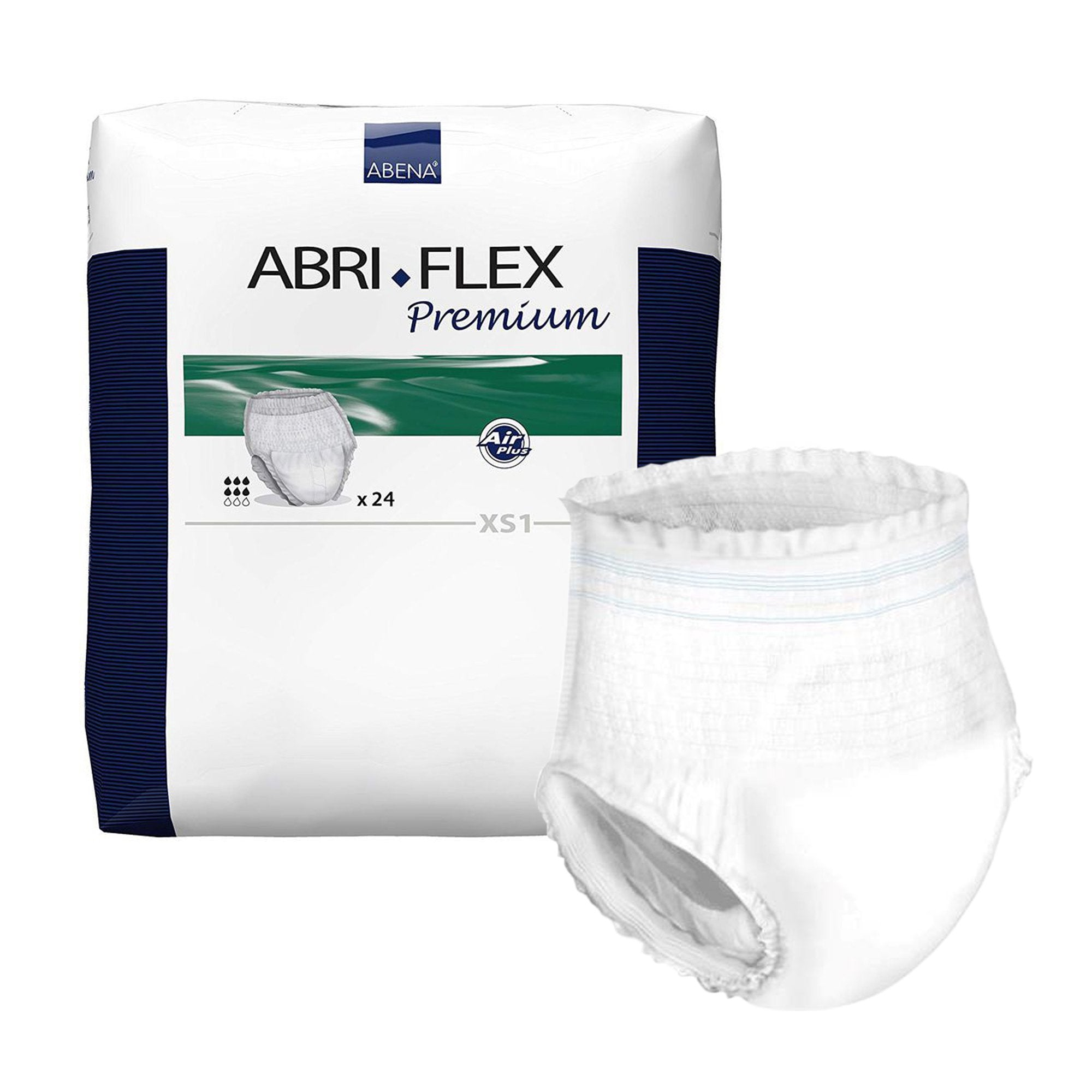 Absorbent Underwear Abri-Flex™ Premium XS1 Adult X-Small Unisex Disposable Moderate Absorbency - image 2