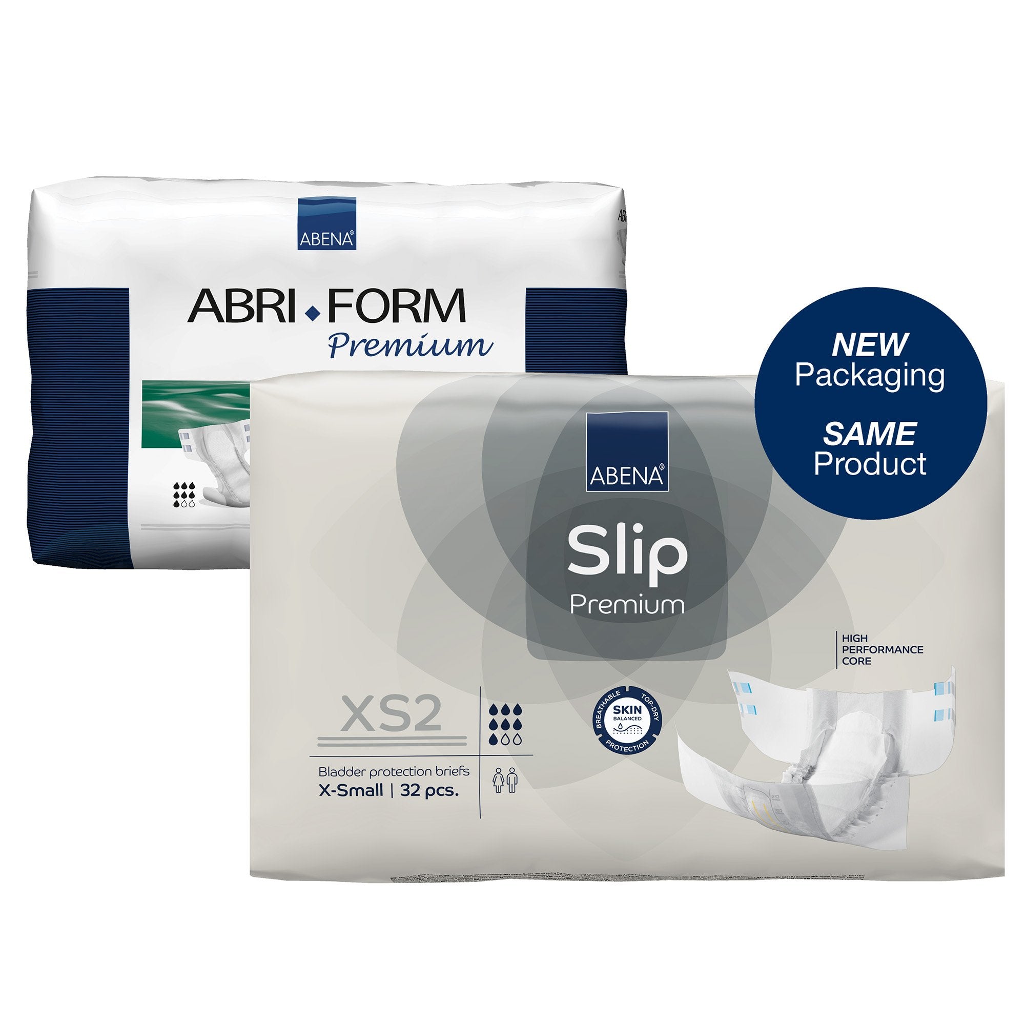 Incontinence Brief Abena® Slip Premium XS2 Adult X-Small Unisex Disposable Heavy Absorbency - image 2