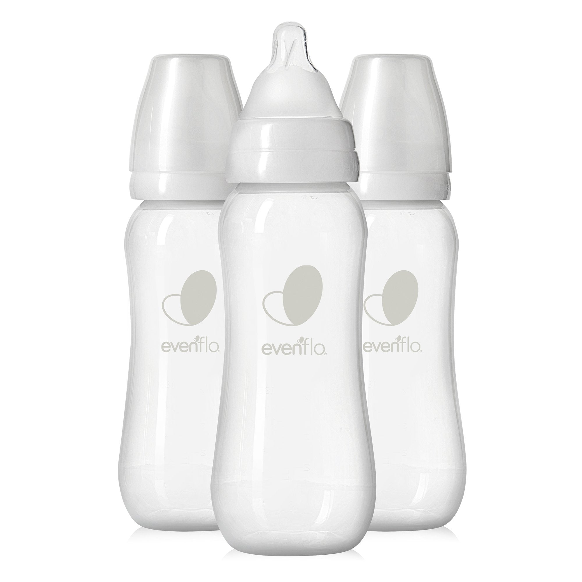 Baby Bottle Evenflo Feeding Balance + Standard Neck 9 oz. Food Grade Material Clear - image 2