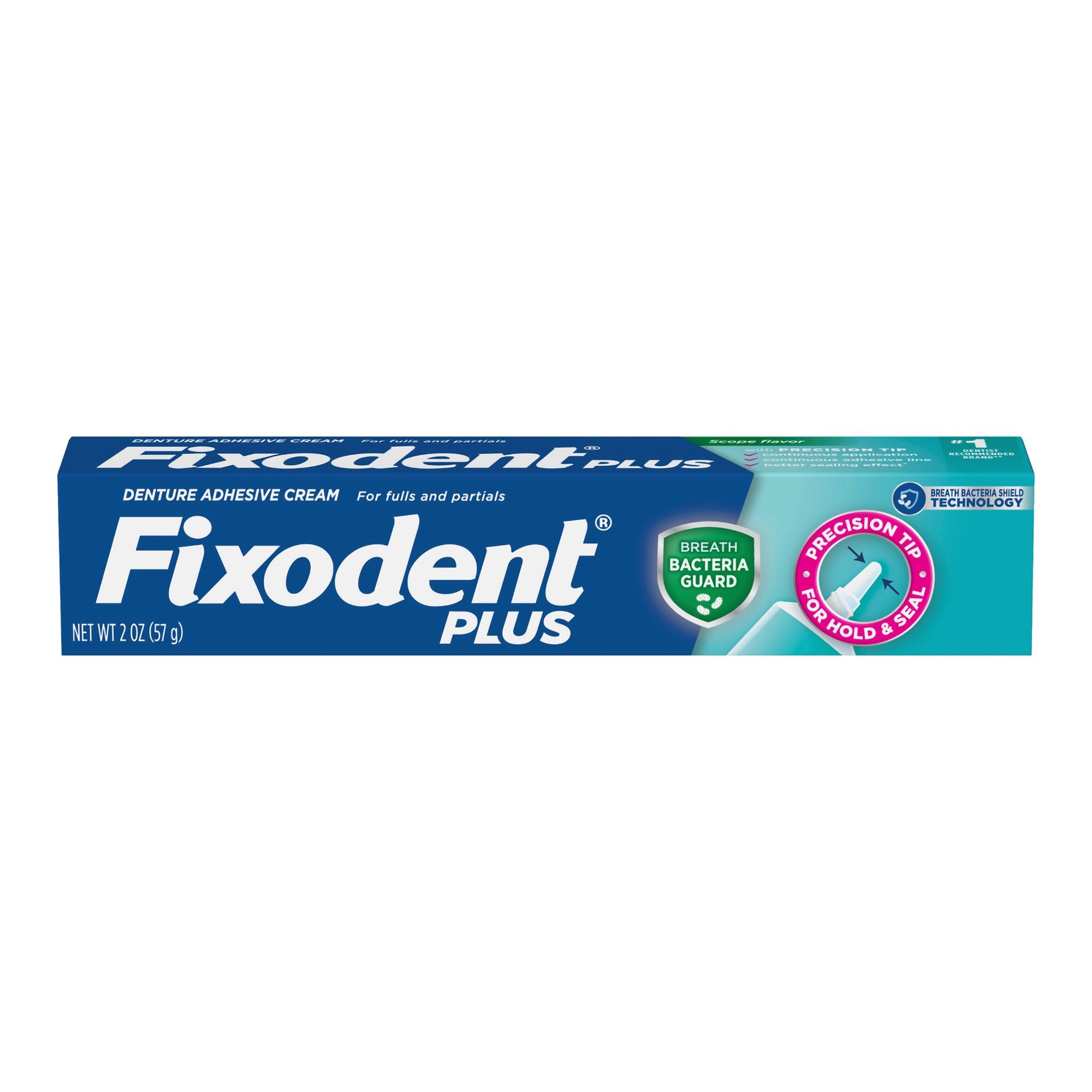 Denture Adhesive Fixodent® Plus Breath Bacteria Guard Cream 2 oz. - image 2