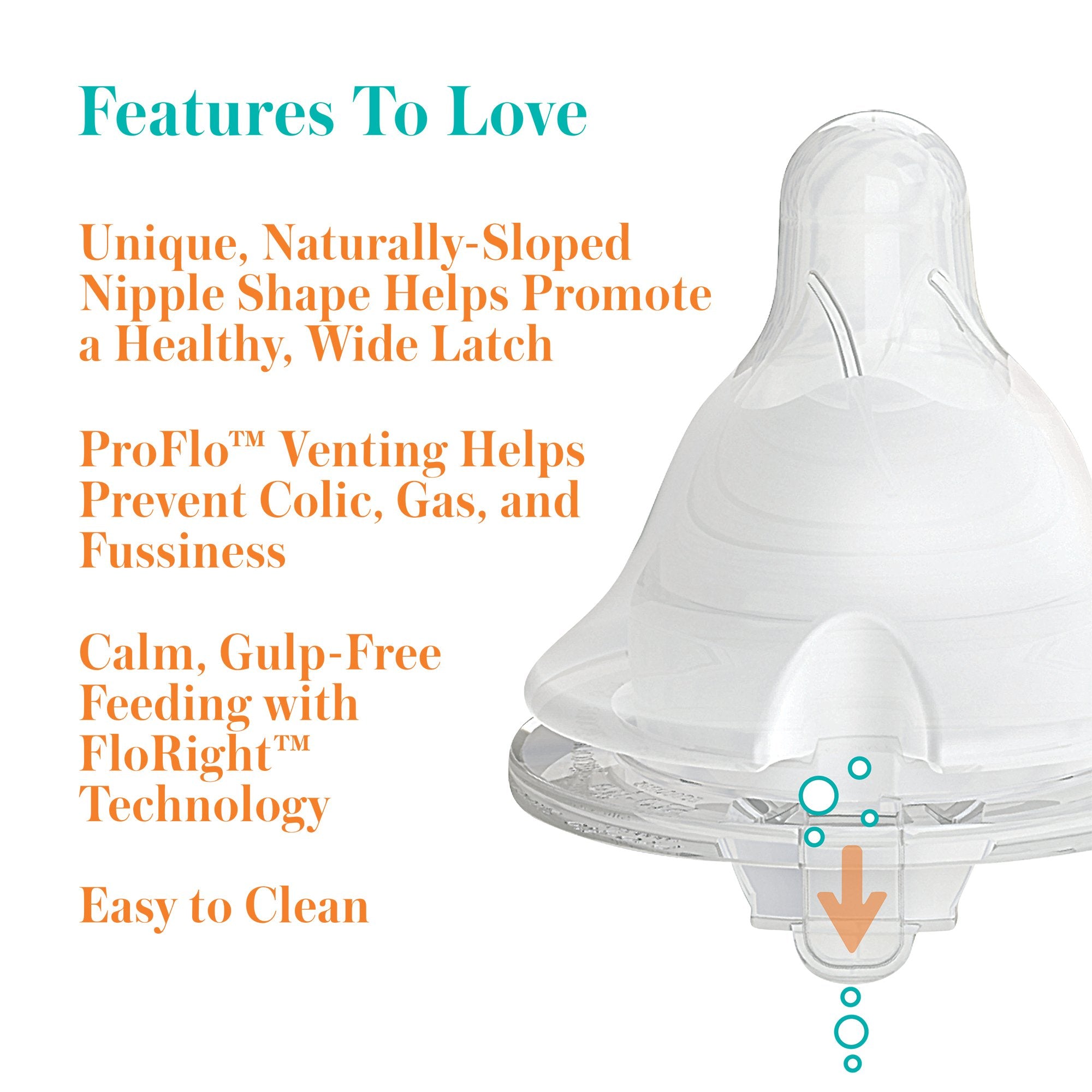 Baby Bottle Evenflo Balance+ Wide Neck 5 oz. Food Grade Material Clear - image 4