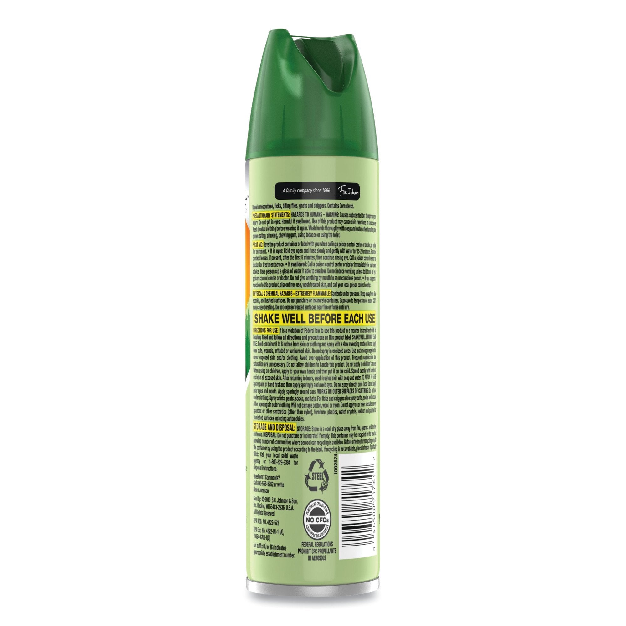 Insect Repellent DEET Off!® Deep Woods® Dry Topical Liquid 4 oz. Aerosol Can - image 2