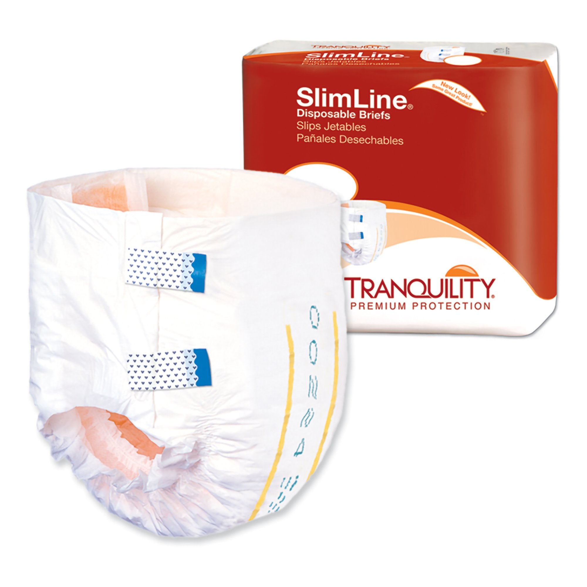 Incontinence Brief Tranquility® Slimline® Adult X-Large Unisex Disposable Heavy Absorbency - image 3