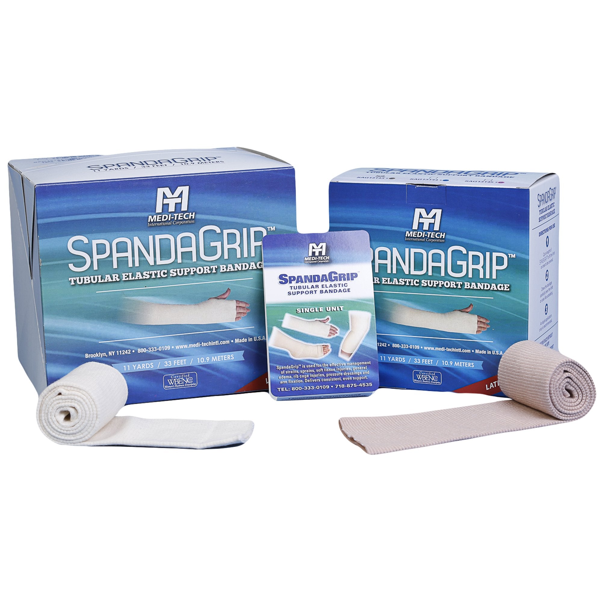 Elastic Tubular Support Bandage SpandaGrip™ 6-3/4 Inch X 11 Yard Small Trunk Pull On Natural NonSterile Size J Standard Compression