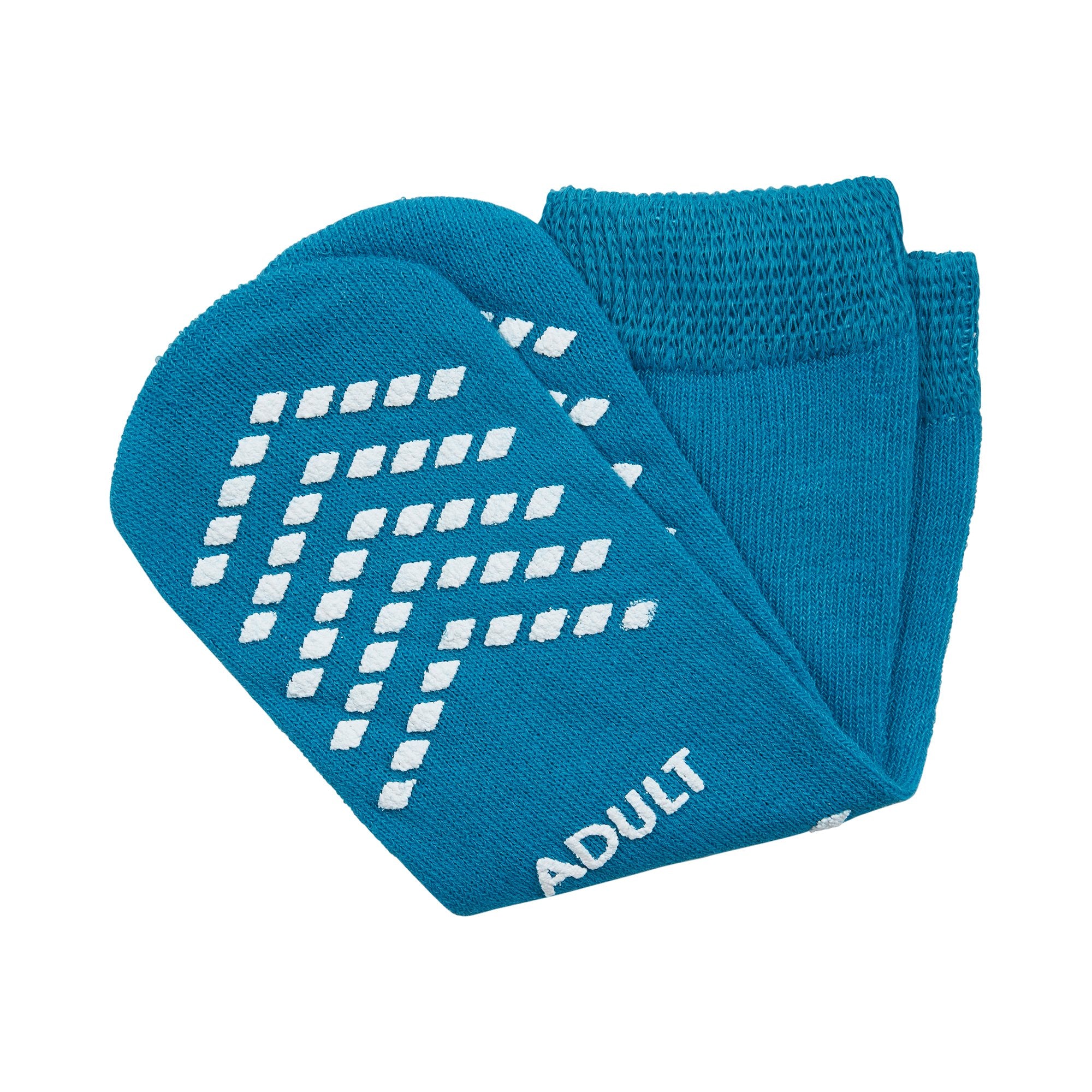 Slipper Socks McKesson Unisex Adult Large Single Tread Single Patient Use Teal - image 3