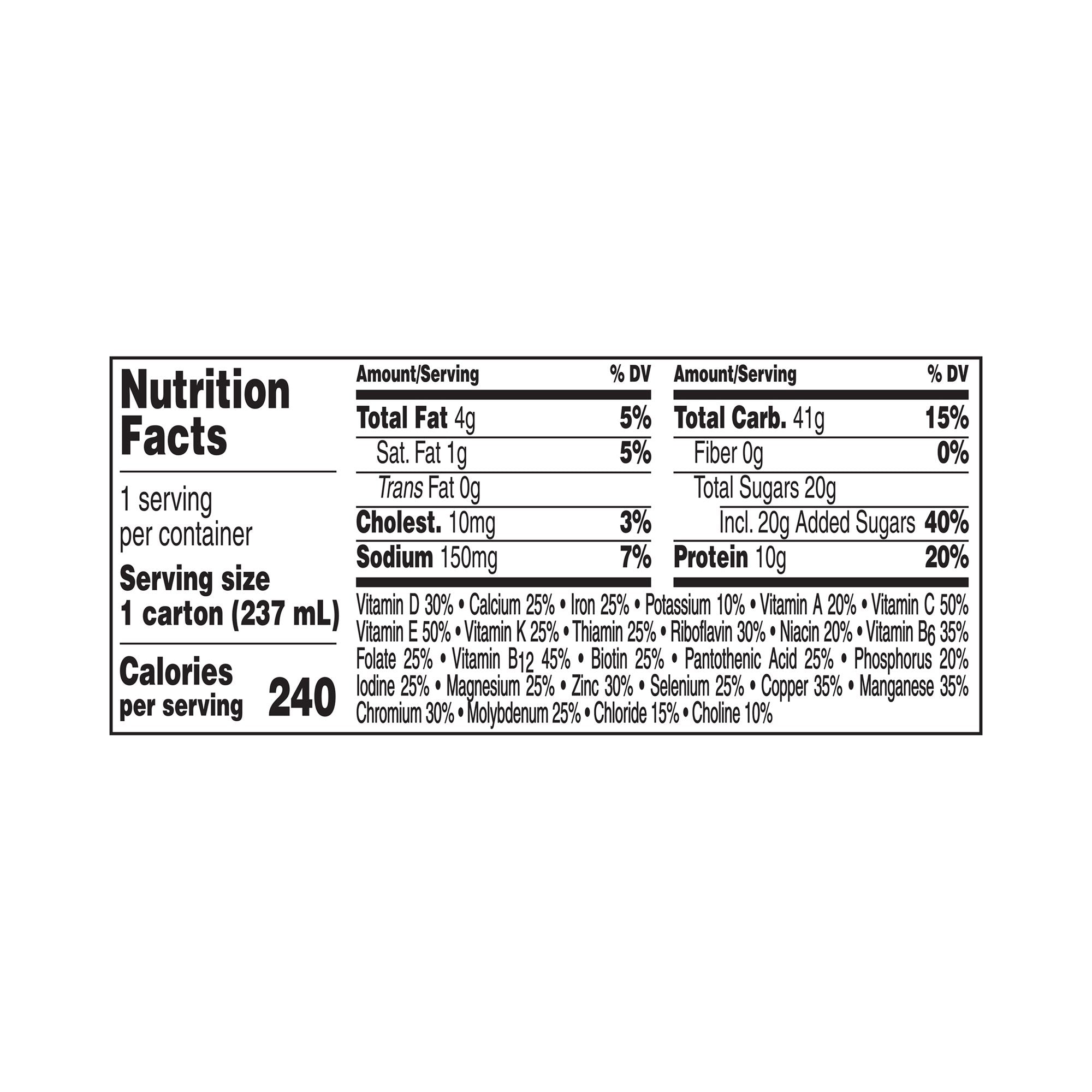 Oral Supplement Boost® Original Chocolate Flavor Liquid 8 oz. Canister - image 3