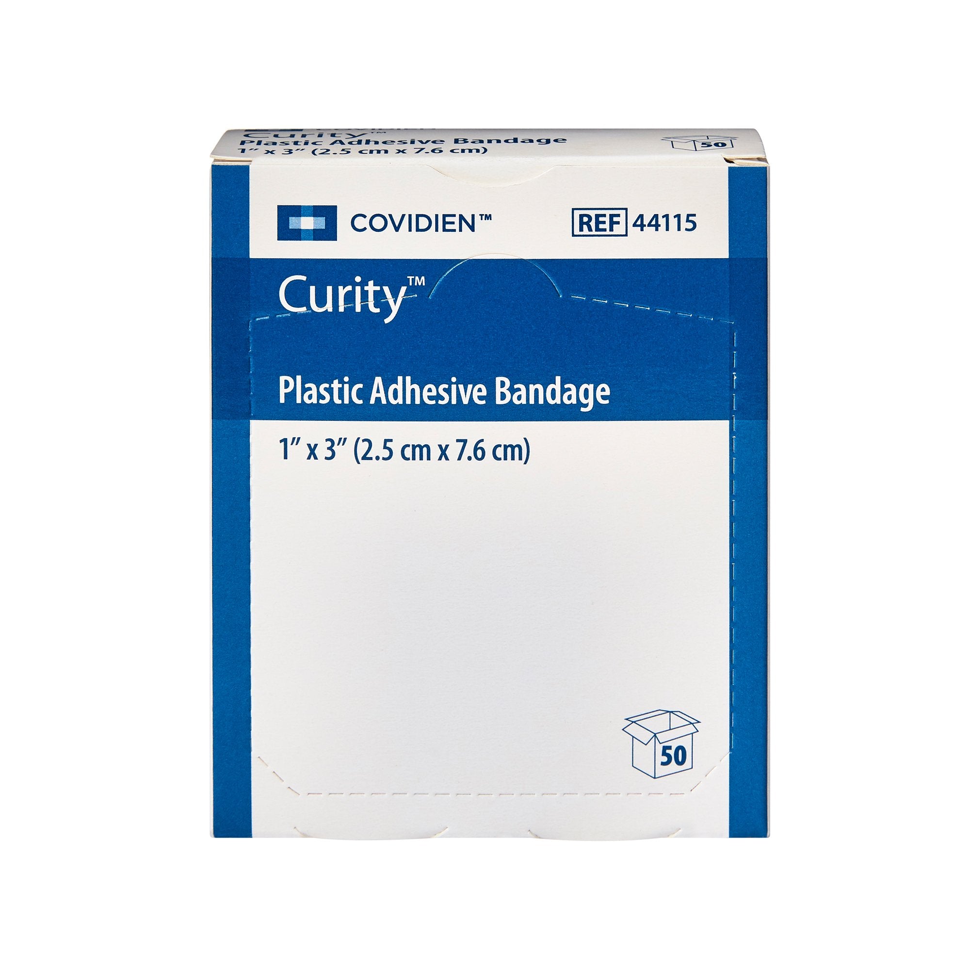 Adhesive Strip Curity™ Plastic Tan 1 X 3 Inch Sterile - image 2