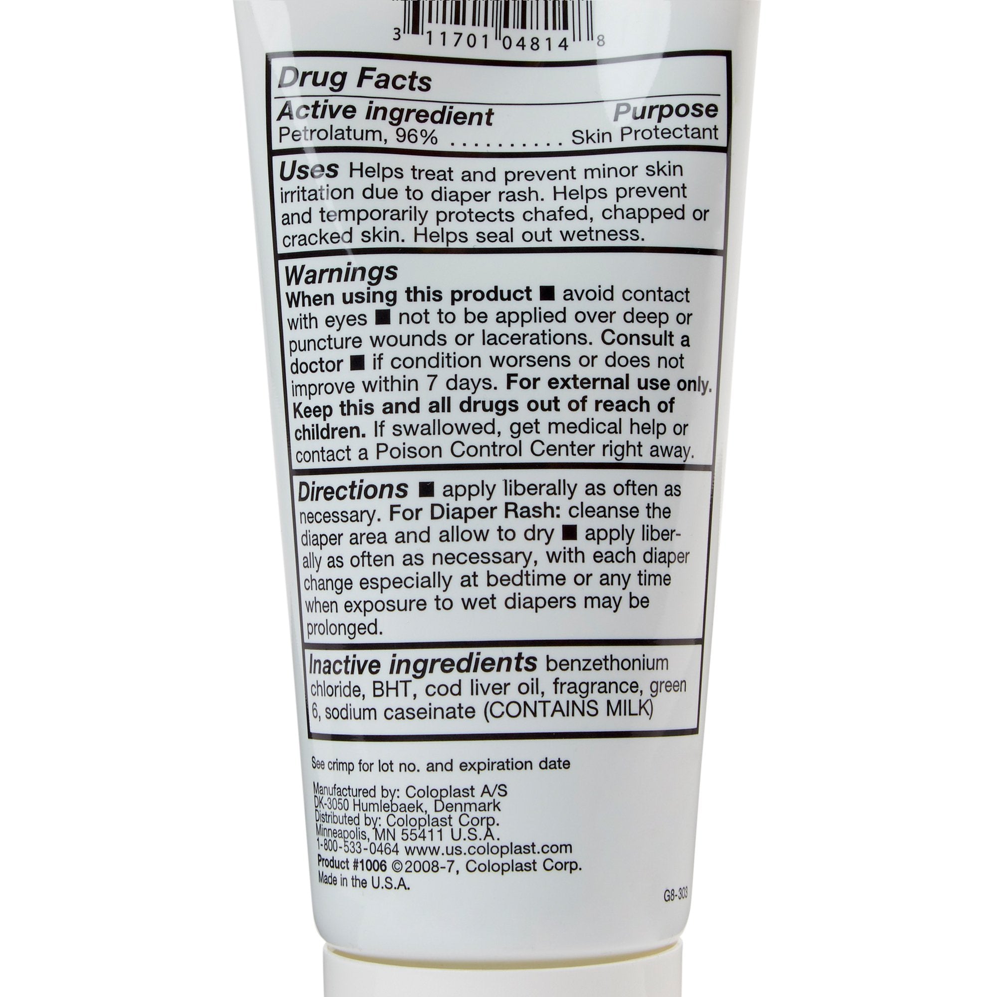 Skin Protectant Baza® Clear 5 oz. Tube Scented Ointment CHG Compatible - image 2