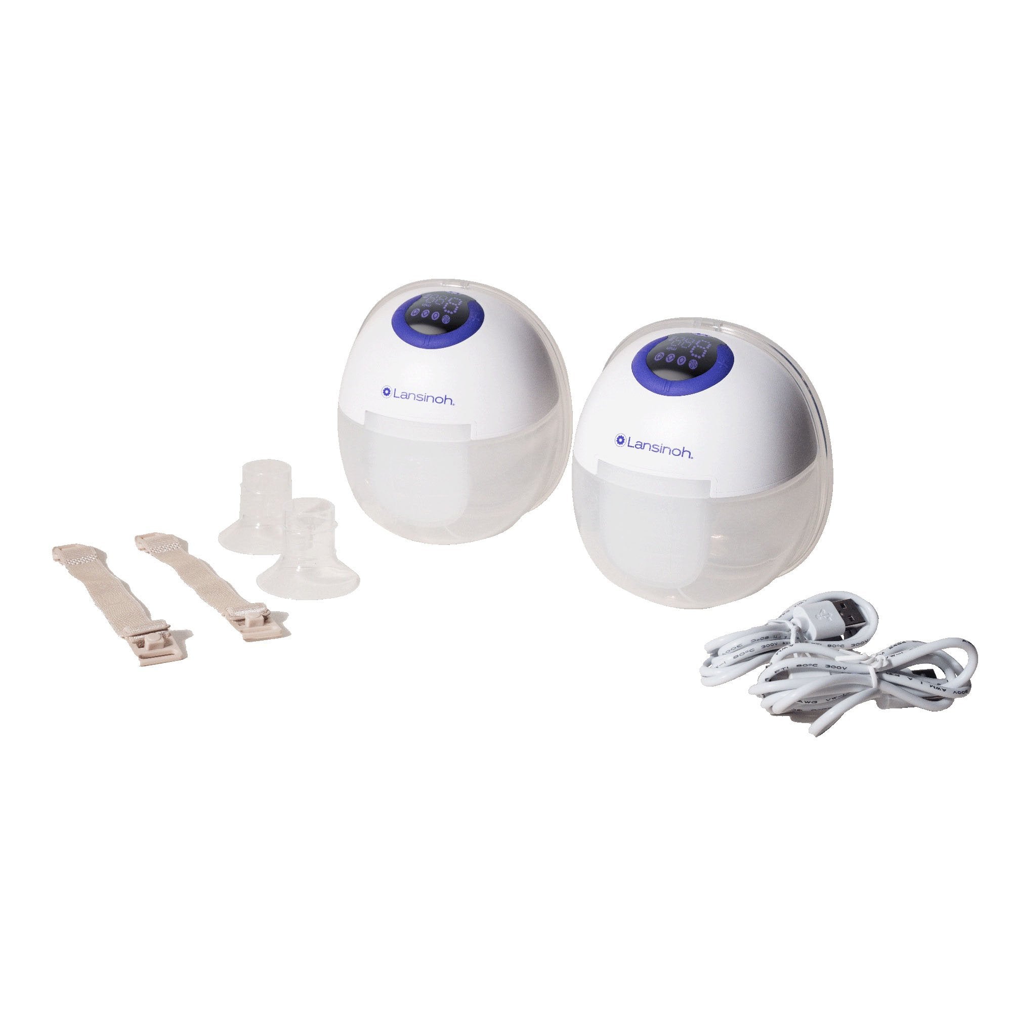 Hands Free Double Electric Breast Pump Lansinoh® DiscreetDuo™ - image 2