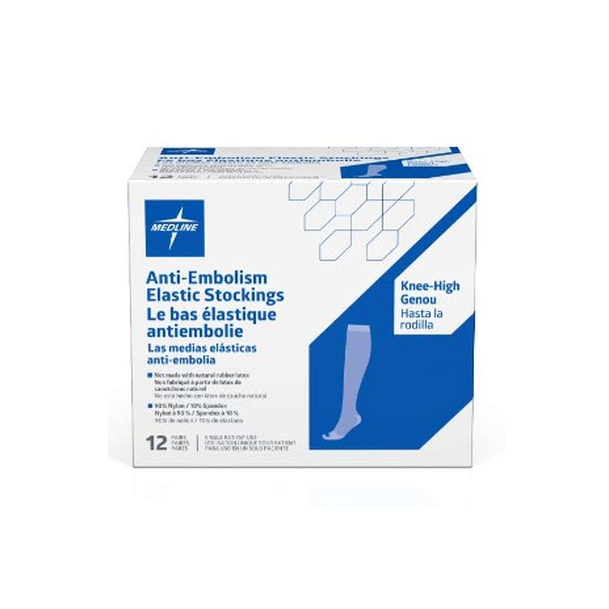 Anti-embolism Stocking EMS® Knee High Medium Inspection Toe - image 2