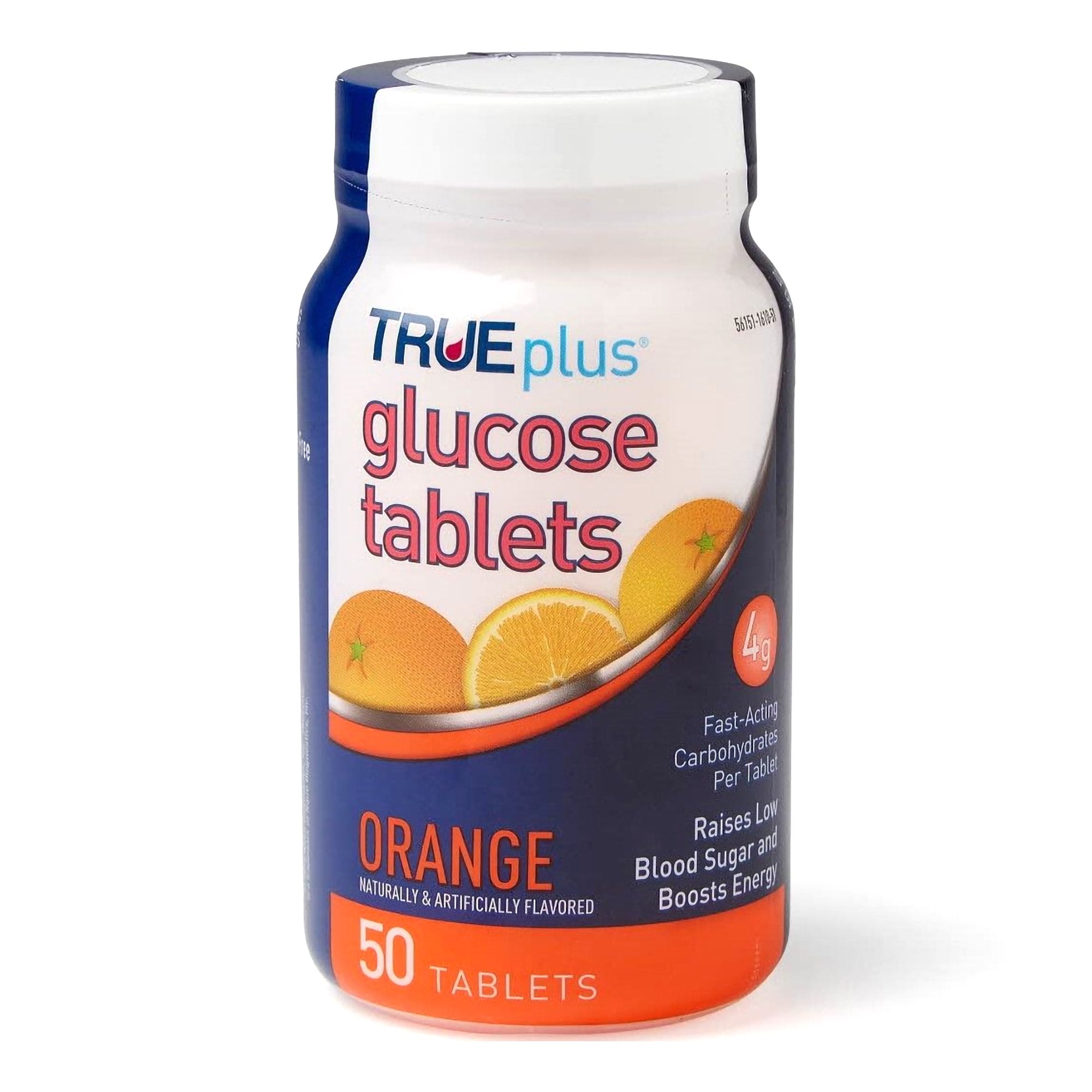 TRUEplus™ Glucose Supplement Orange Flavor Chewable Tablets