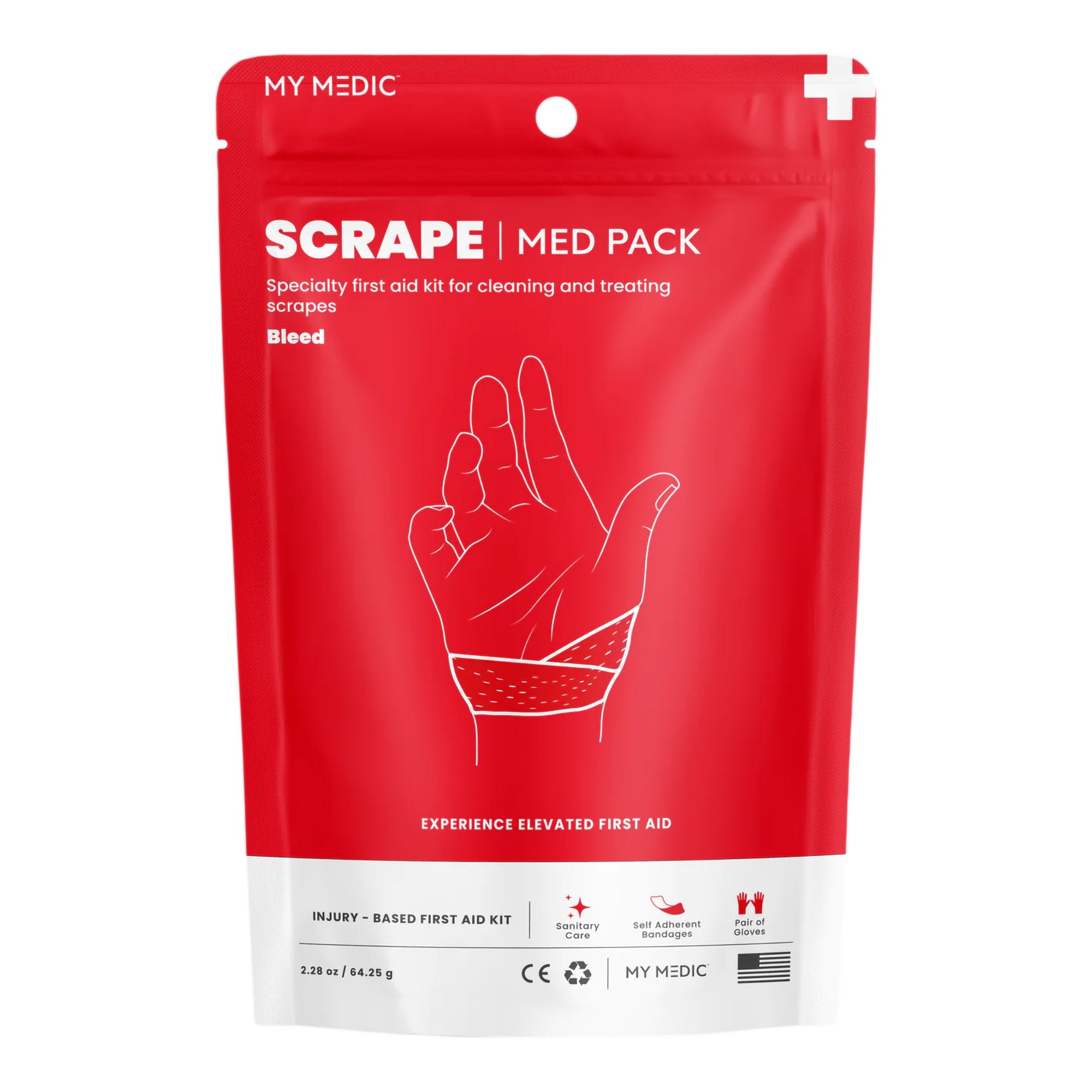 First Aid Medical Pack My Medic™ MED PACKS Scrape Pouch