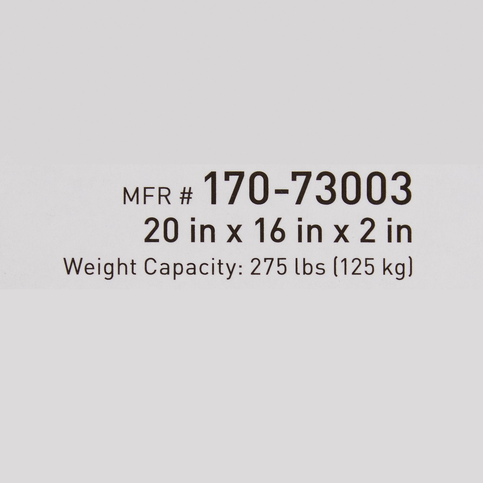 Seat Cushion McKesson 20 W X 16 L X 2 D Inch Foam / Gel - image 9
