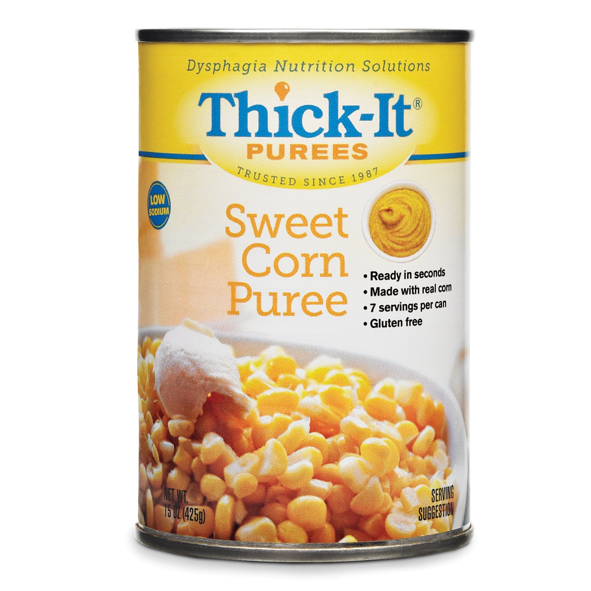 Thick-It® Purée Sweet Corn Thickened Food, 15-ounce Can
