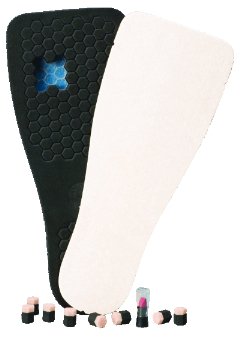 Insole Peg Assist™ Removable Pegs EVA / Foam / Poron Cover Women 4 to 6 Blue