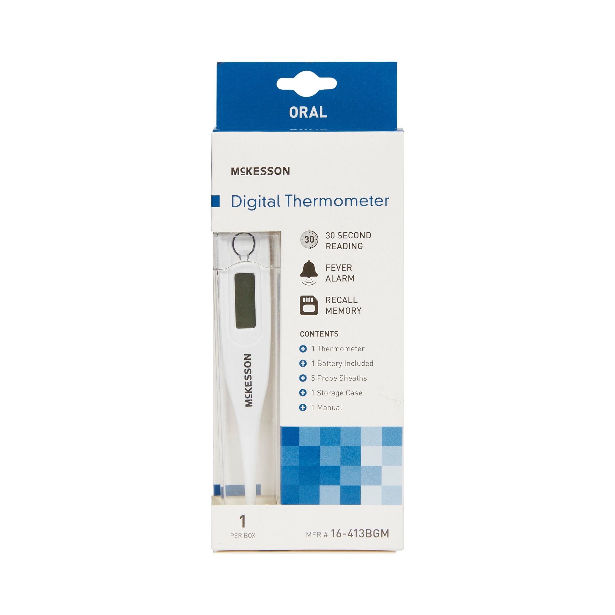 Digital Stick Thermometer McKesson Oral Probe Handheld - image 3